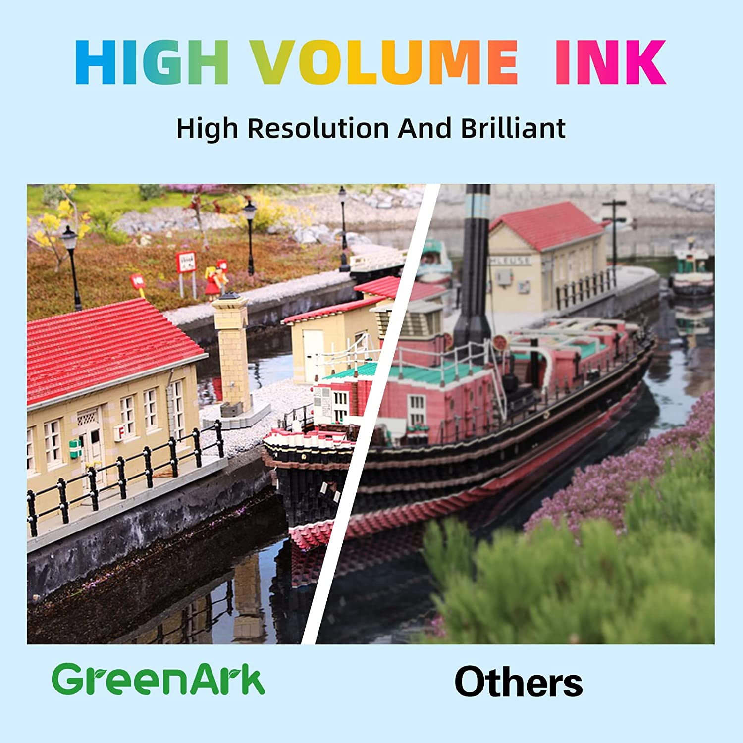 GREENARK T502 502 Refill Ink Bottle Replacement for Epson Expression ET-2700 ET-2750 ET-2760 ET-2850 ET-3700 ET-3750 ET-3760 ET-4750 ET-4760 ET-4850 Printers (4 Pack image number 5