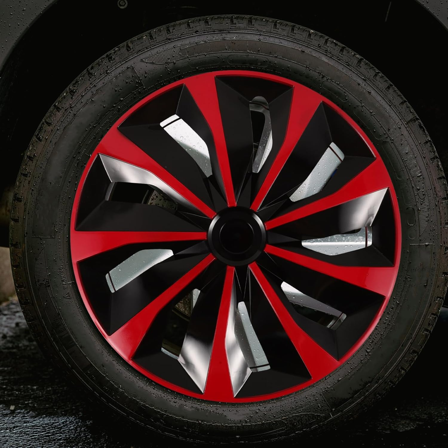 SOLUSTRE Hub Cap Car Wheel Tire Cover Replacement Automotive Hub Caps for Wheel Rim Cover Use Car Accessories Exterior image number 1