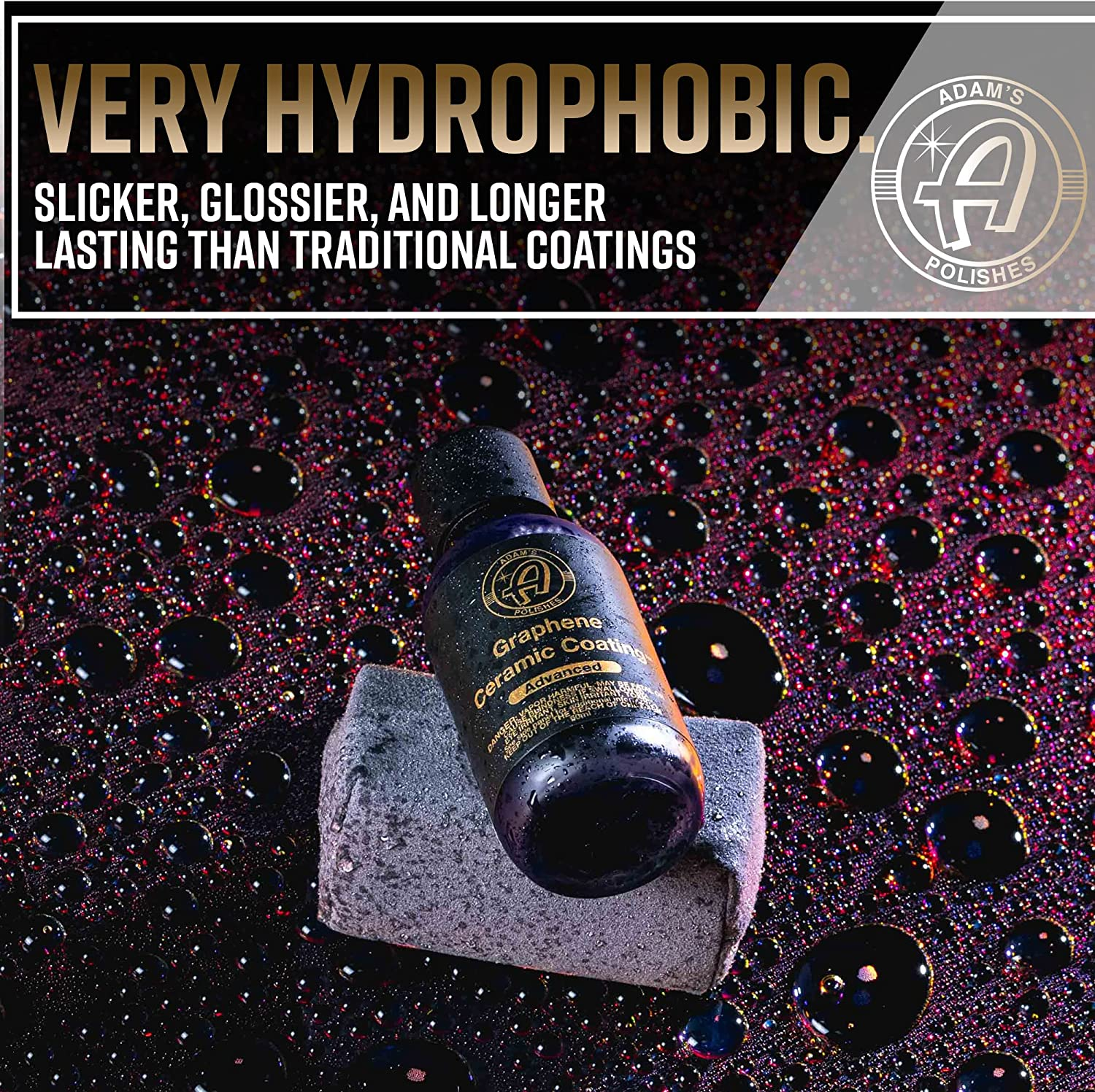 Adam'S Advanced Graphene Ceramic Coating (Complete Kit) - 10H Graphene Coating for Auto Detailing, 9+ Years of Car Protection & Patented UV Technology image number 6