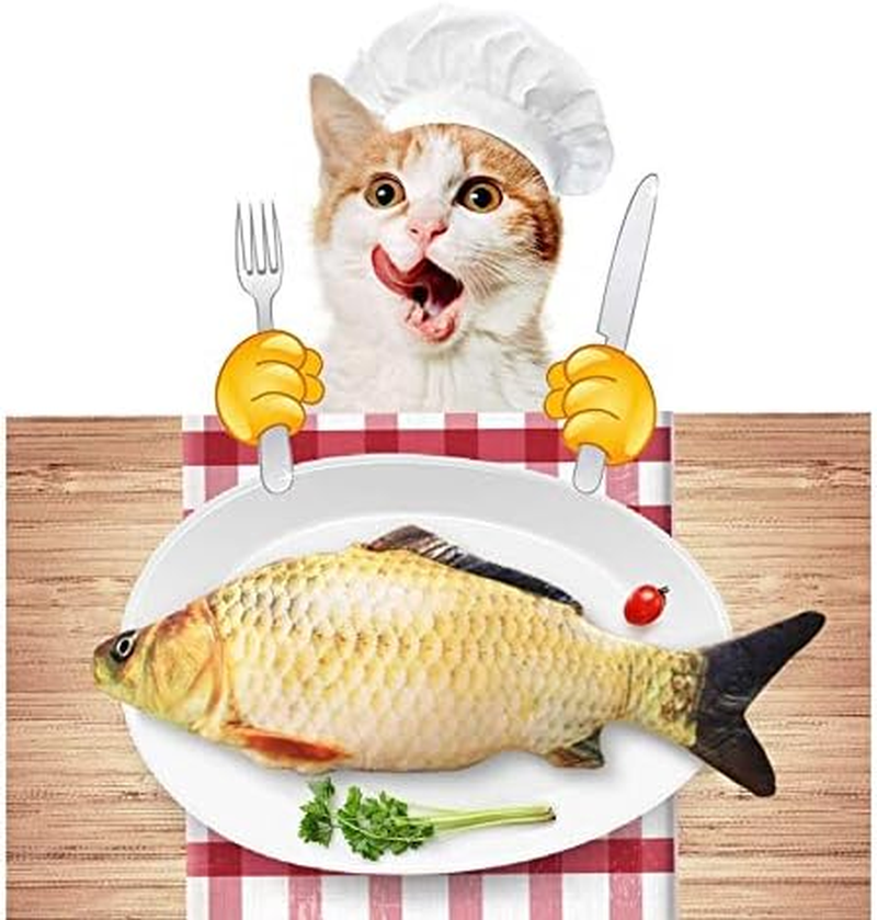 Pet Toys Simulation Fish Toy Funny Cat Toy Fish Stuff Scratching Post Board Toy, Large Size: 57.0 X 22.0 X 13.0Cm Pet Toys image number 4