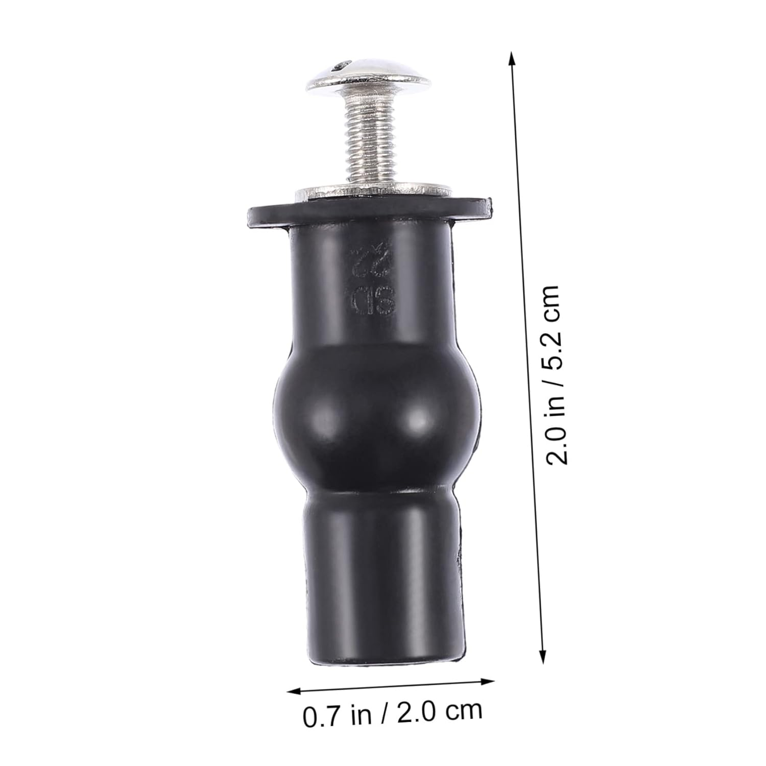 Tofficu 4Pcs Toilet Seat Fixing Bolts Replacement Accessories for Bathroom Wc Toilet Bowl Seat Easy Install Material image number 4