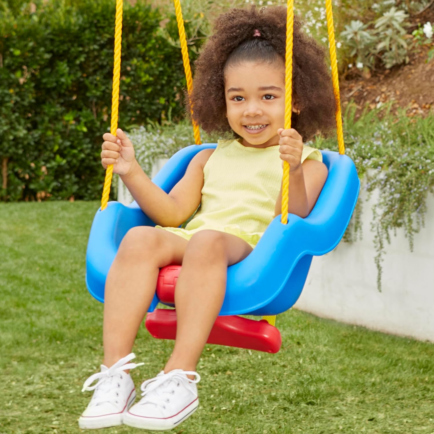 Little Tikes 2-In-1 Snug 'N Secure Swing, Blue