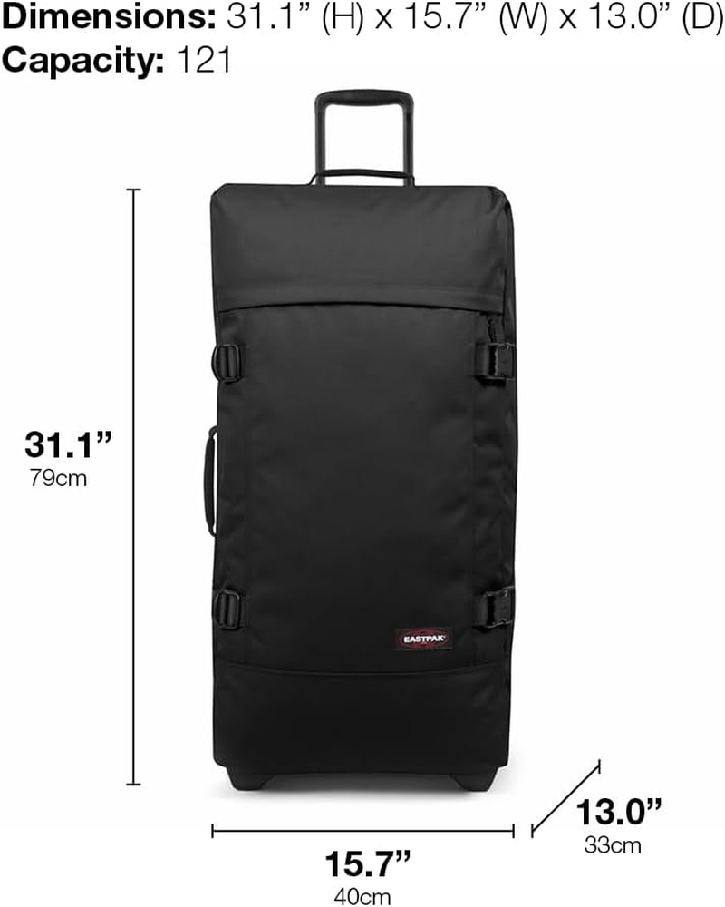 EASTPAK Unisex_Adult TRANVERZ L, Black - Blue (Powder Pilot) image number 3
