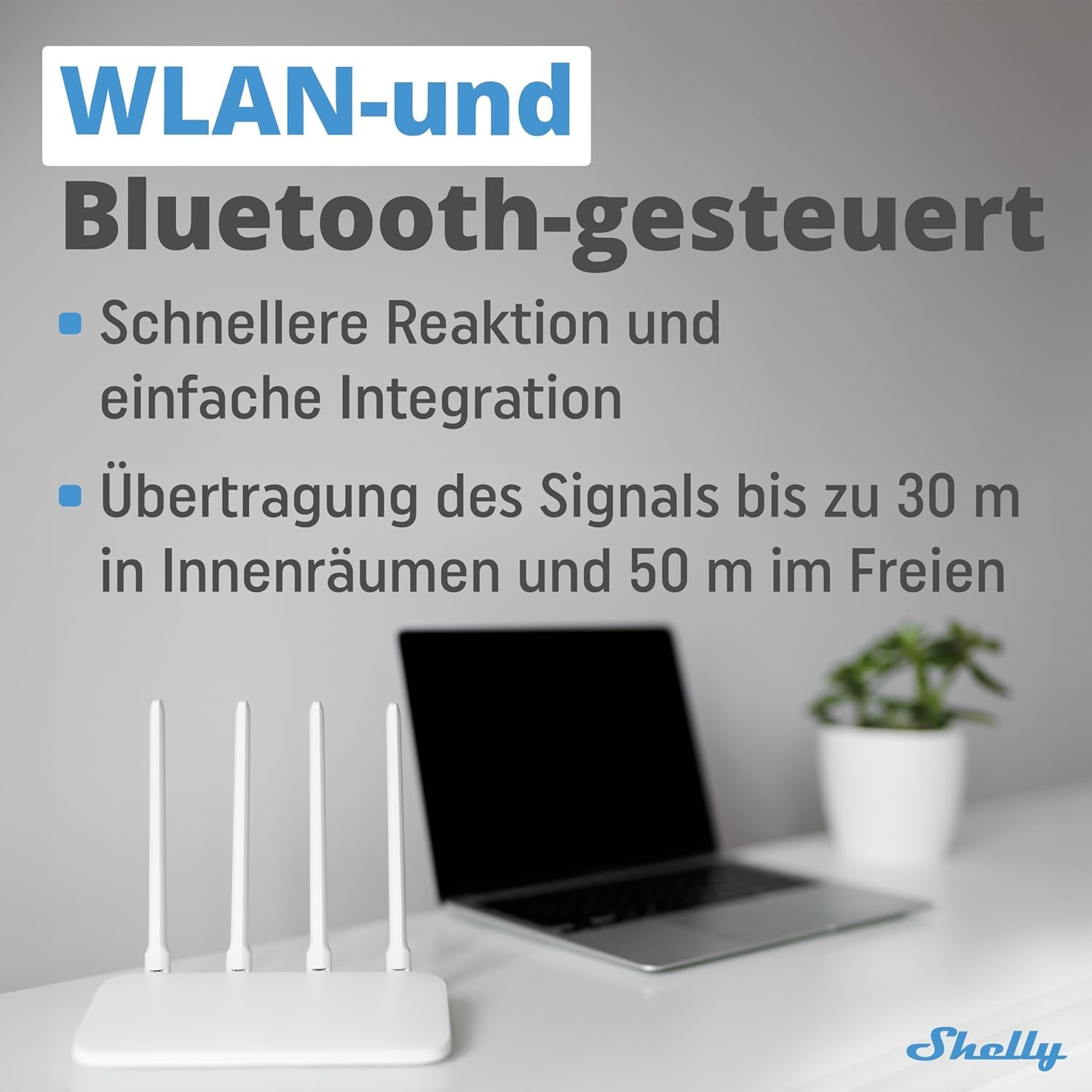 Shelly BLU Gateway | Pack of 2 | Bluetooth Wifi Gateway in a USB-A Dongle | Home Automation | Compatible with Alexa & Google Home | Ios Android App | Wireless [Energy Class B] image number 6