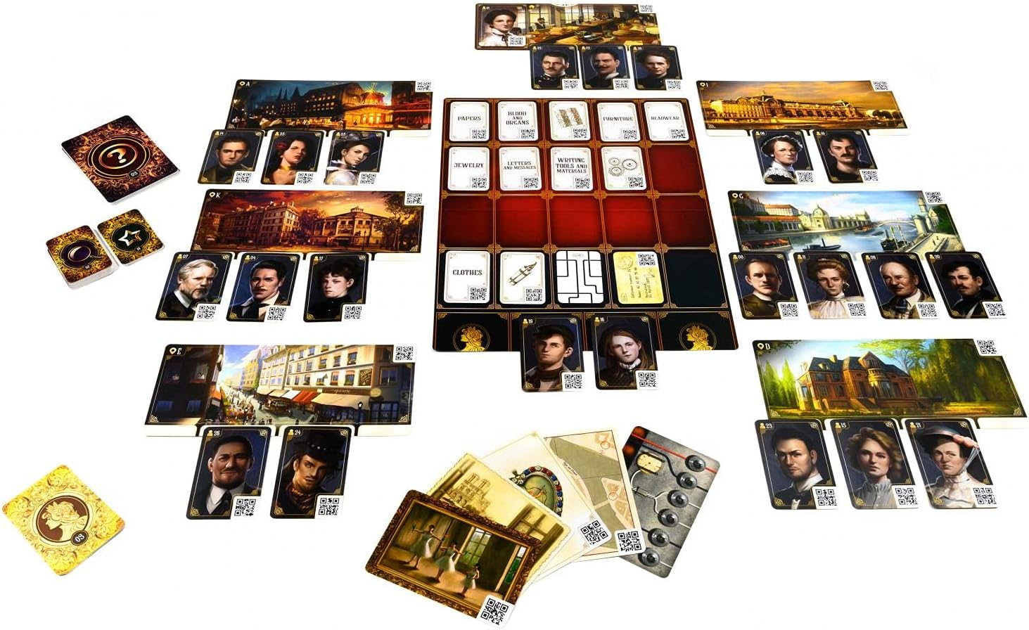 Lucky Duck Games Chronicles of Crime the Millennium Series - 1900 Board Game | Cooperative Murder Mystery Game for Kids and Adults | Ages 12+ | 1-4 Players | Avg. Playtime 60-90 Mins image number 6