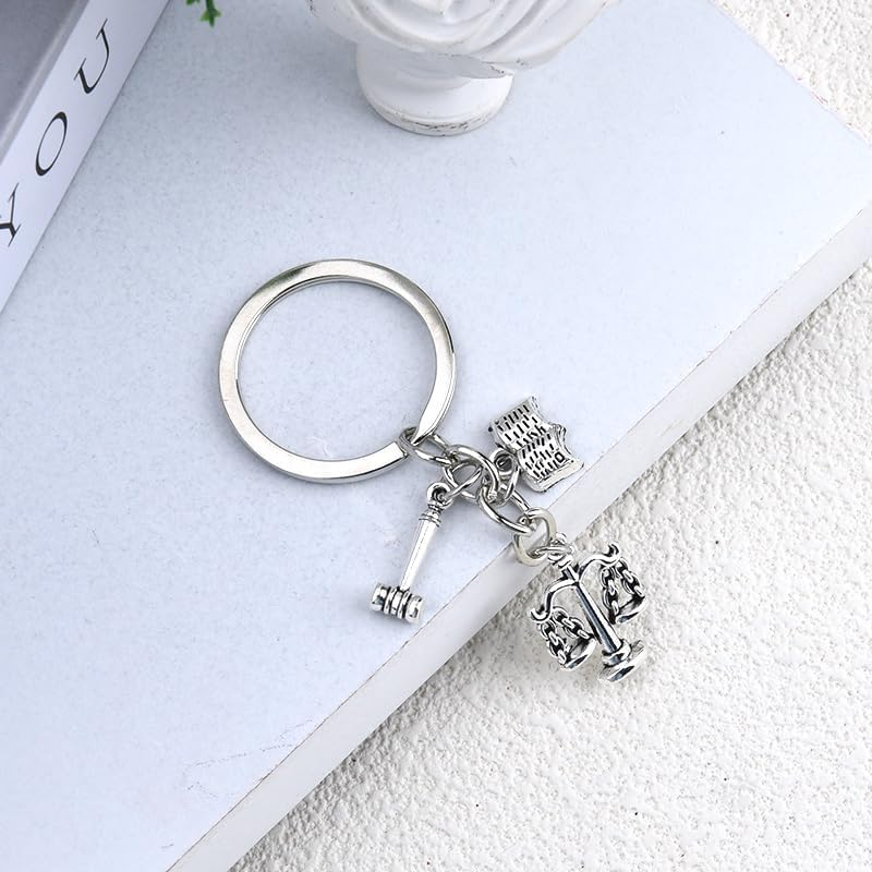 Law School Graduation Gifts for Men Women Future Lawyer Birthday Presents for Lawyers Best Friend Law School Teacher Appreciation Gifts for Lawyer Grad Gift Keychain for Son Daughter Lawyers Keychains image number 6