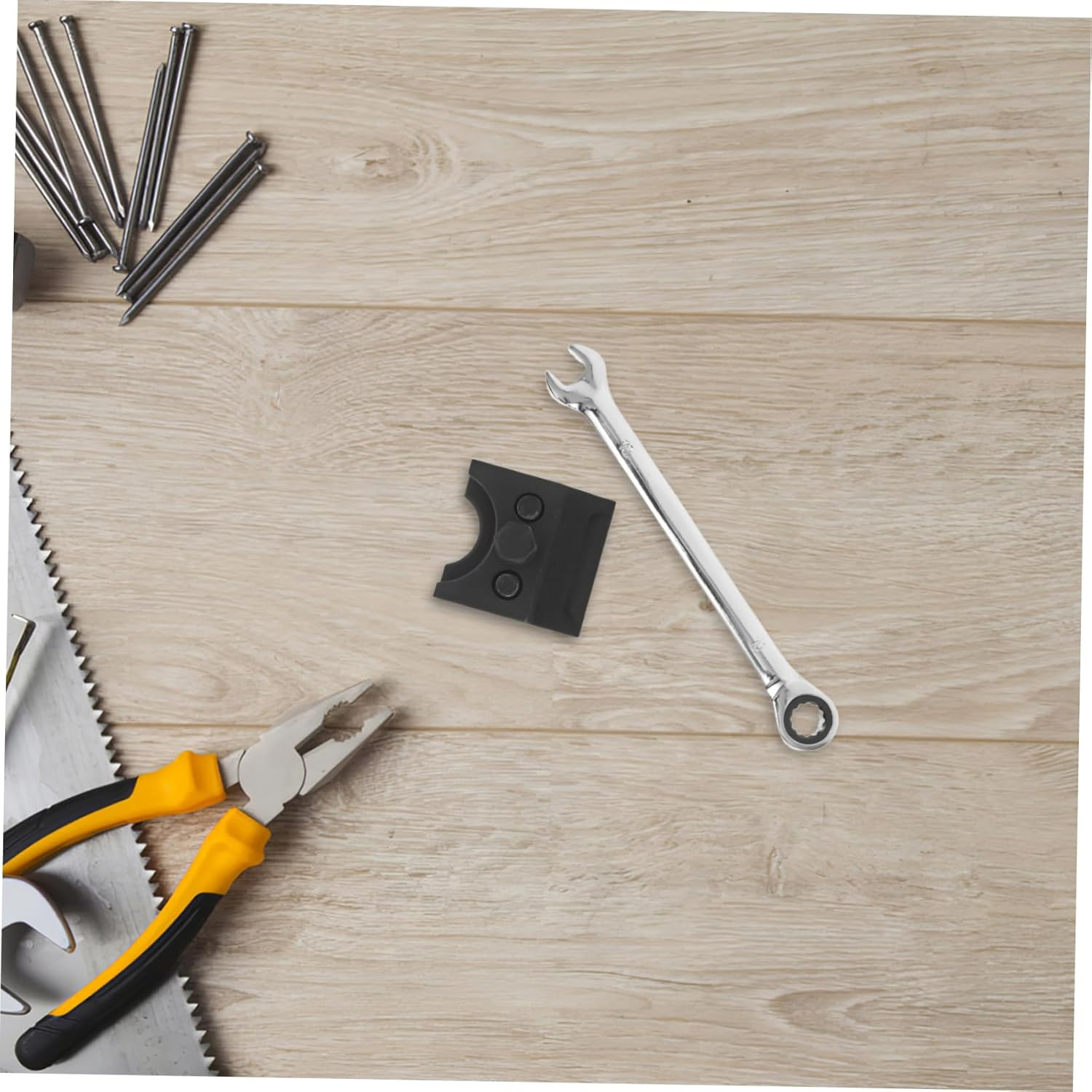 LOORGVEL Ball Joint Separator and Shock Absorber Spreader Tool with Wrench, Black Automotive Specialty Garage Tool for Suspension and Steering, Professional Vehicle Balljoint Removal Equipment image number 1