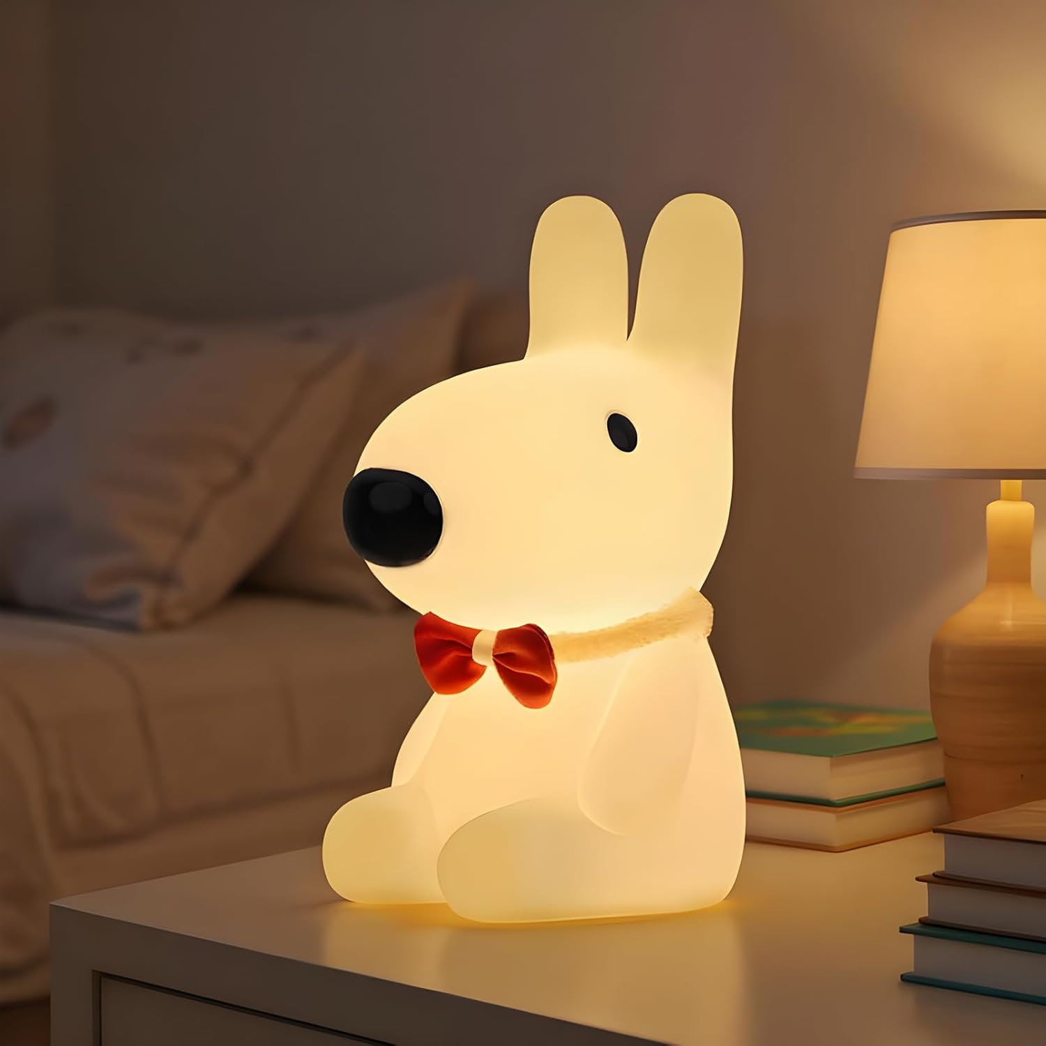Generico Cute Night Light - Ribbon Night Lamp for Children Room - Dimmable Lamp Nordist Women Teenagers Men Adults in Dorms for Office Office Outdoor Activities Children Camps image number 4