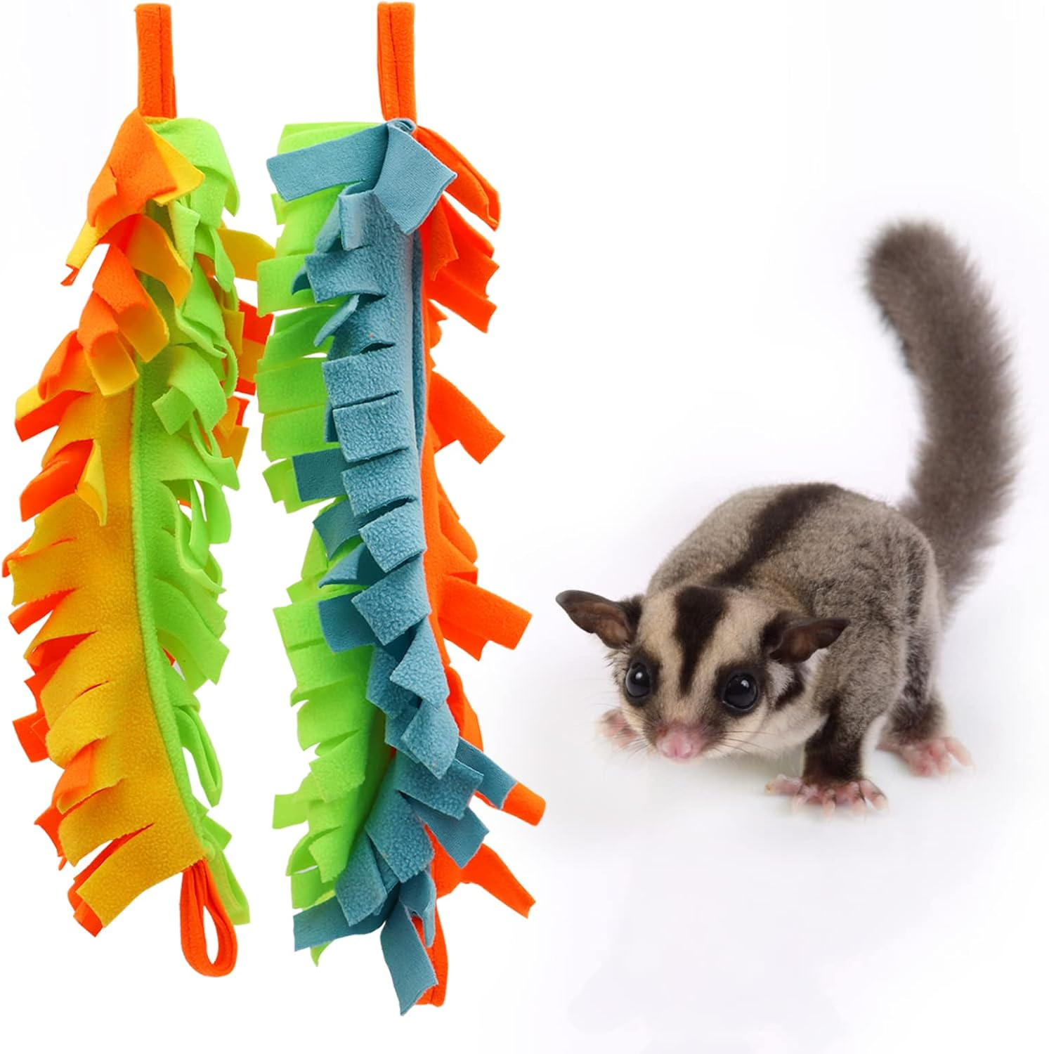 2 Pack Sugar Glider Climbing Toys, Sugar Glider Swing Toys, Sugar Glider Hamster Heavy Pet Toys, Cage Accessories for Small Pets like Sugar Glider Hamster Squirrel Chinchilla Parrots image number 4