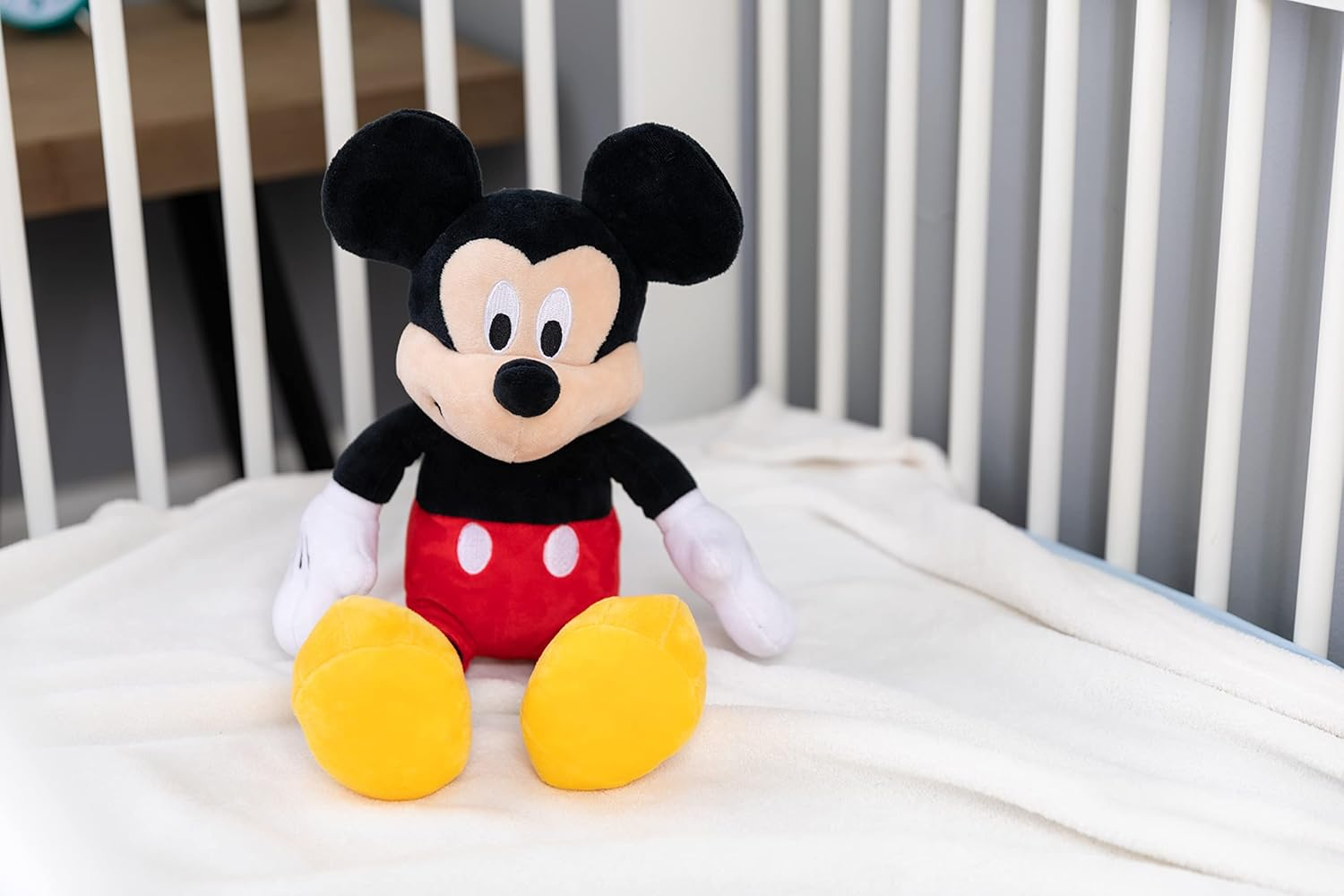Disney Baby Mickey Mouse Large Plush Toy, 38 Cm image number 1