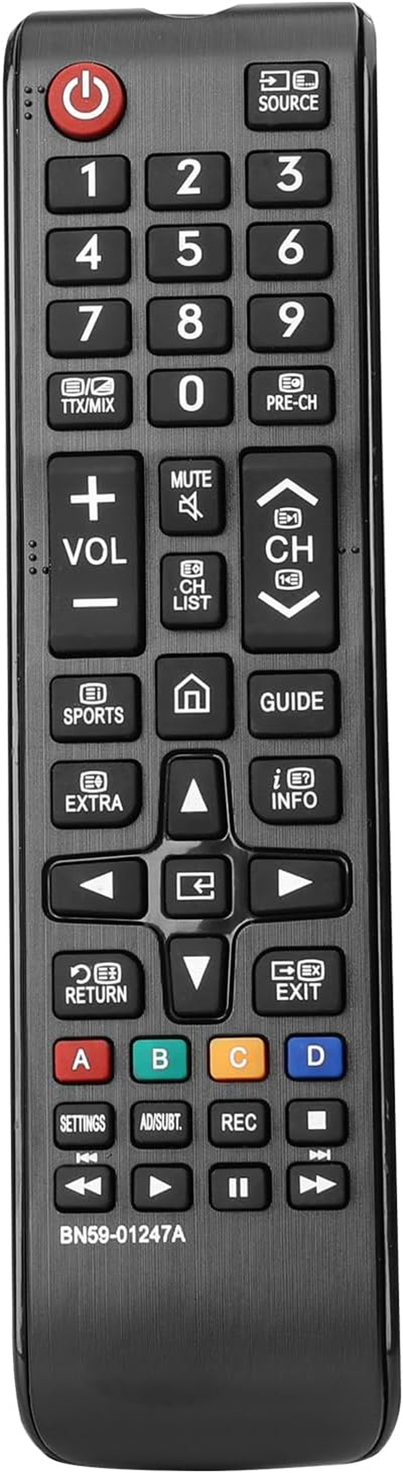 BN59-01247A Universal Remote Control Compatible with Samsung Smart Tvs UA32K5500AWXXY UA40K5500AWXXY UA43KU7000WXXY UA49K5500AWXXY UA55KS9000WXXY UA60KU6000W Replacement