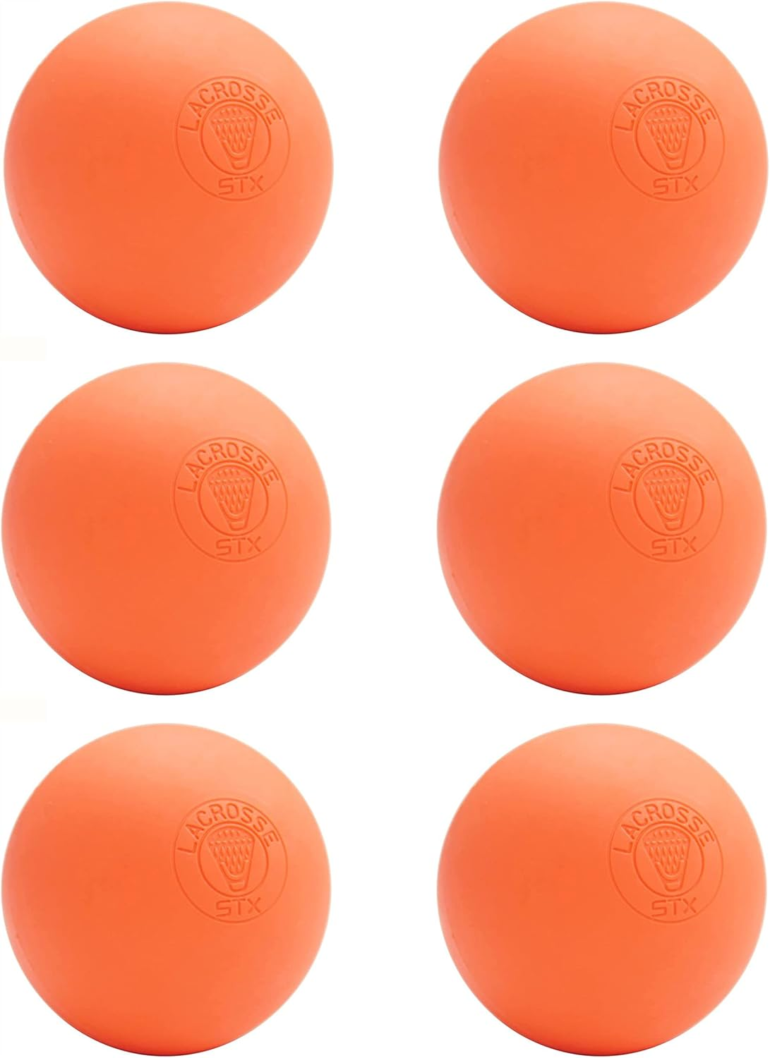 STX Lacrosse Official Lacrosse Balls - 6 Pack