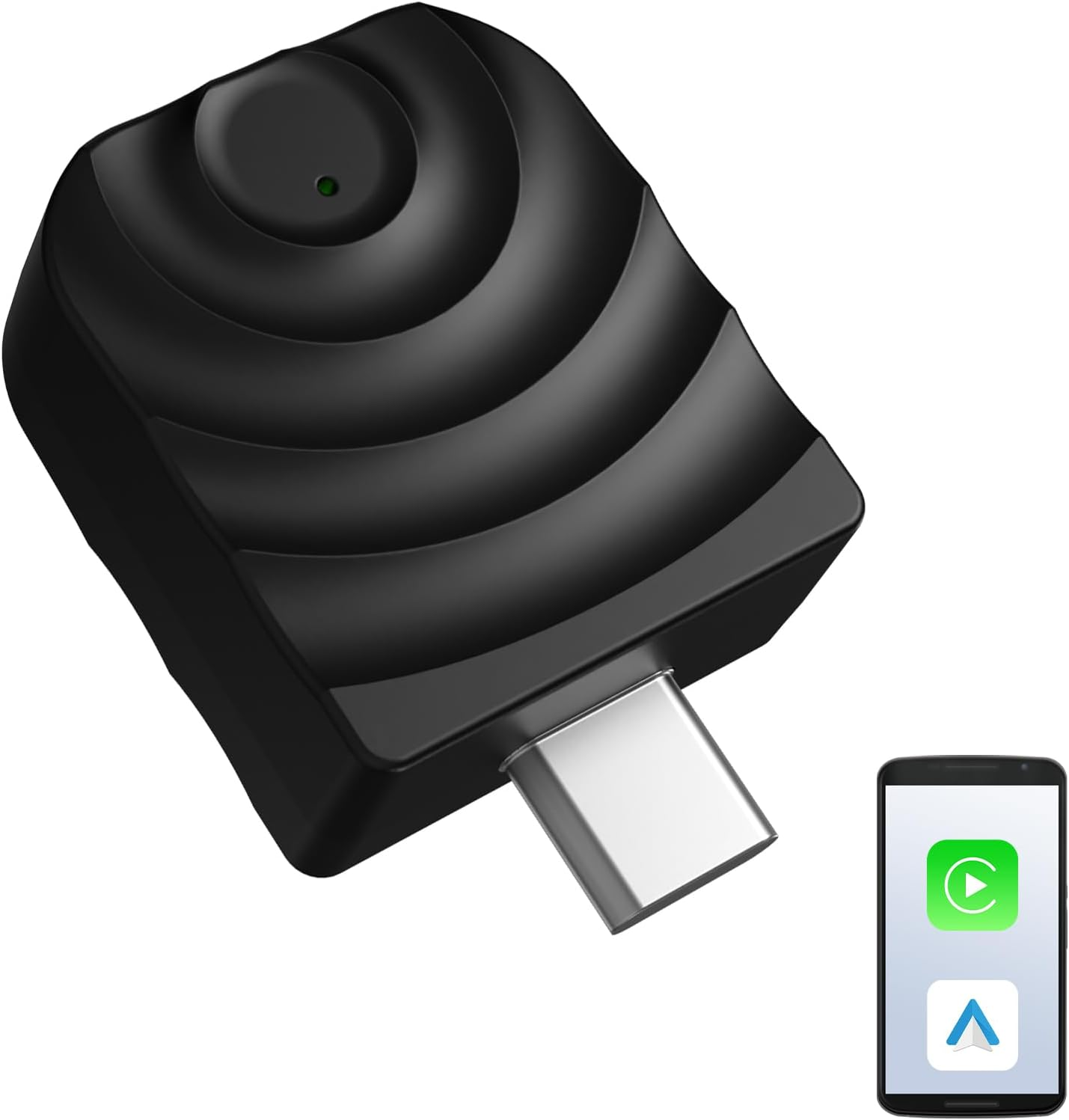 Sunweyer S21 Type-C Wireless Carplay & Android Auto Adapter - Plug & Play Dongle for Factory Wired Systems | Native Type-C Connector | Auto Connect | OTA Updates (Not for Bmw/Tesla)​ image number 4