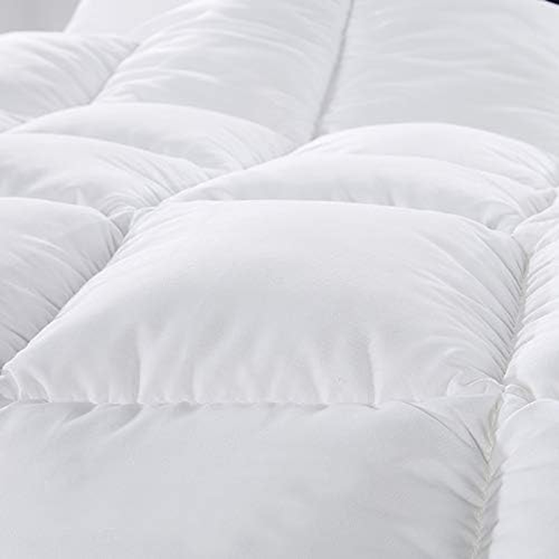 Royal Comfort Quilt Duvet Blanket Goose Feather and down 500GSM All Seasons Warm Luxury Comfort (White, Queen)