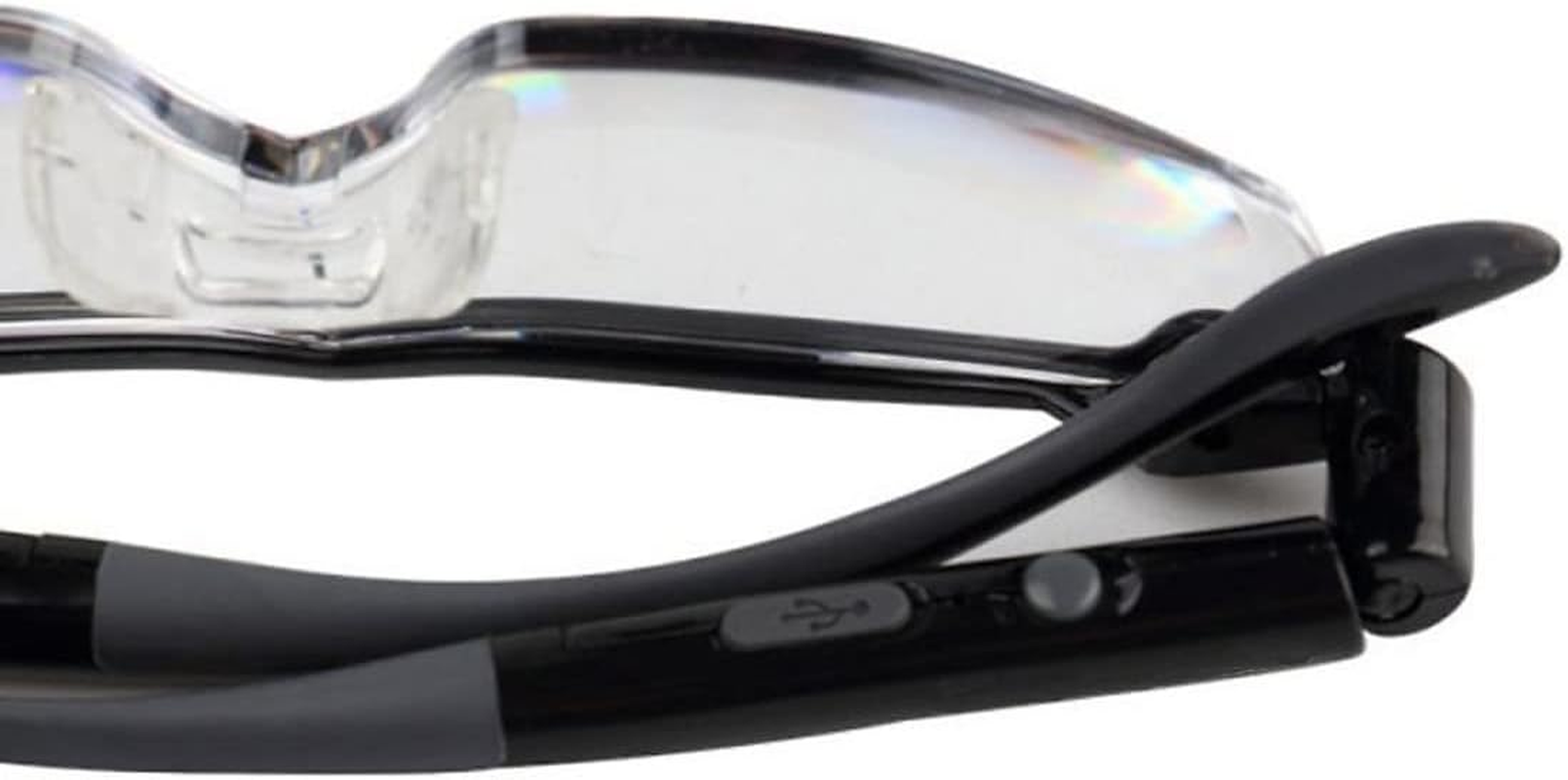 Mighty Sight Magnifying Glass with LED Light & Travel Case - Magnifying Glasses for Close Work - Computer Glasses for Women, Men'S Reading Glasses, Eye Glasses with Work Light - as Seen on TV image number 2