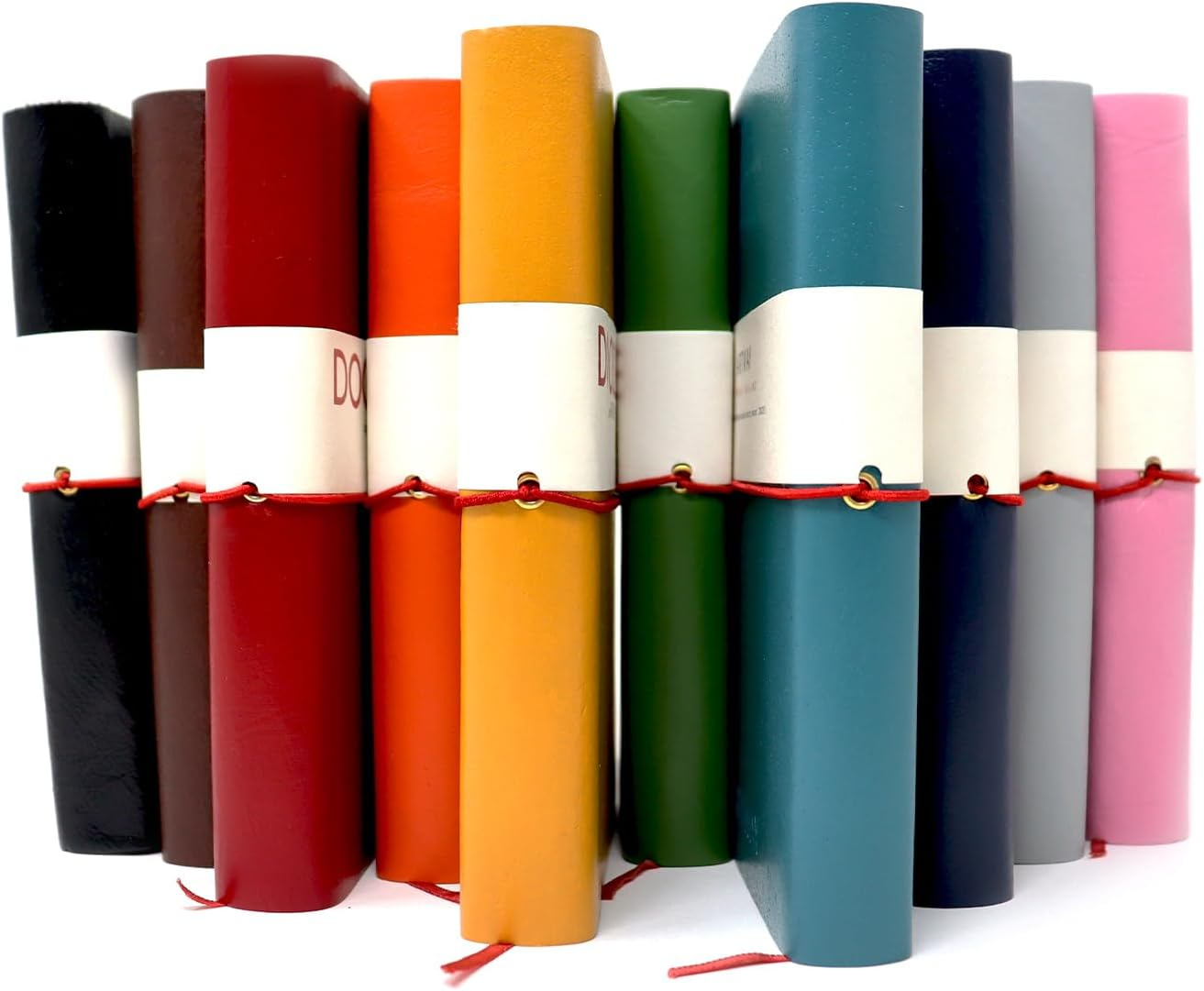 Artway Doodle - Orange Leather Journal/Sketchbook - 150Gsm Cartridge Paper - 175 X 125Mm - 82 Pages - Mandarin - Mandarin image number 4