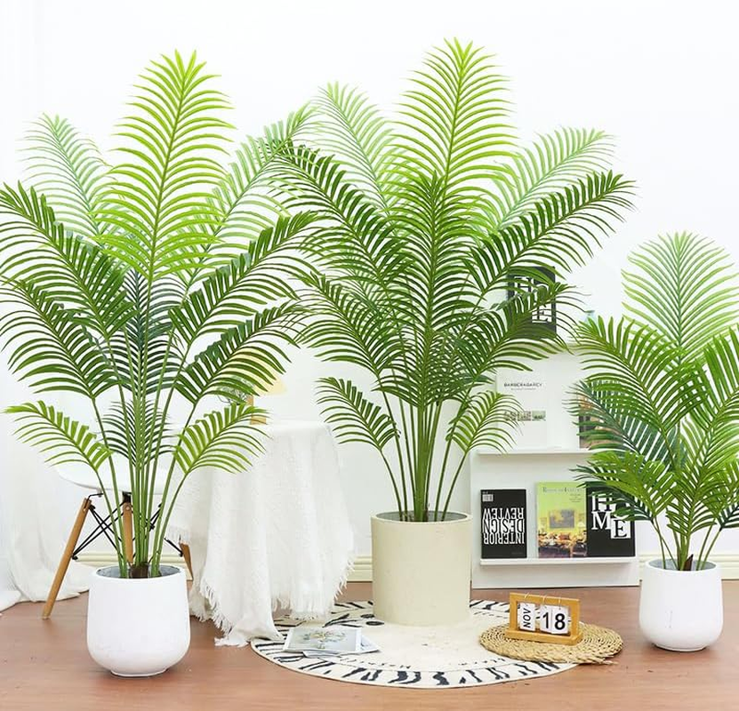 160Cm Artificial Areca Palm Tree &ndash; Realistic Faux Tropical Plant with Pot Indoor or Outdoor Use 160Cm (12 Leaves), for Home & Office D&eacute;cor &ndash; No Maintenance image number 1