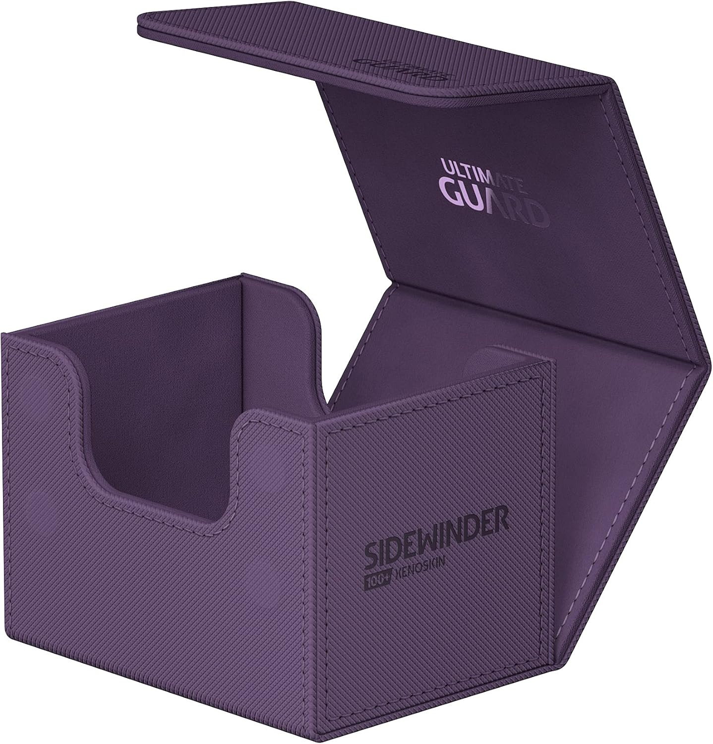 Ultimate Guard Sidewinder 100+ Xenoskin Monocolor Deck Box, Purple