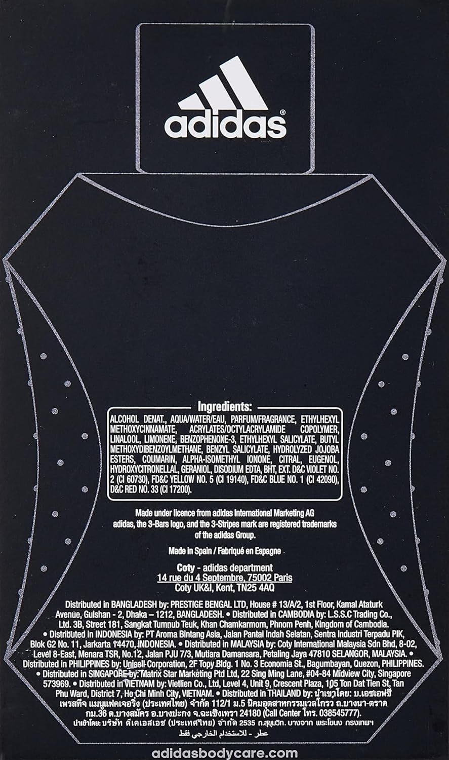 Adidas Dynamic Pulse Eau De Toilette for Men by Coty, Aromatic, 100 Ml