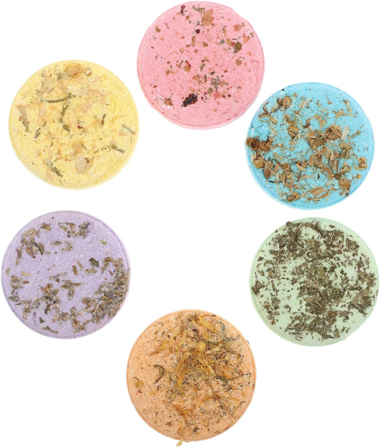 IWOWHERO 6Pcs Aroma Bath Pieces Breathe Vapor Shower Tablets Aroma Sheet Bathroom Accessories image number 1