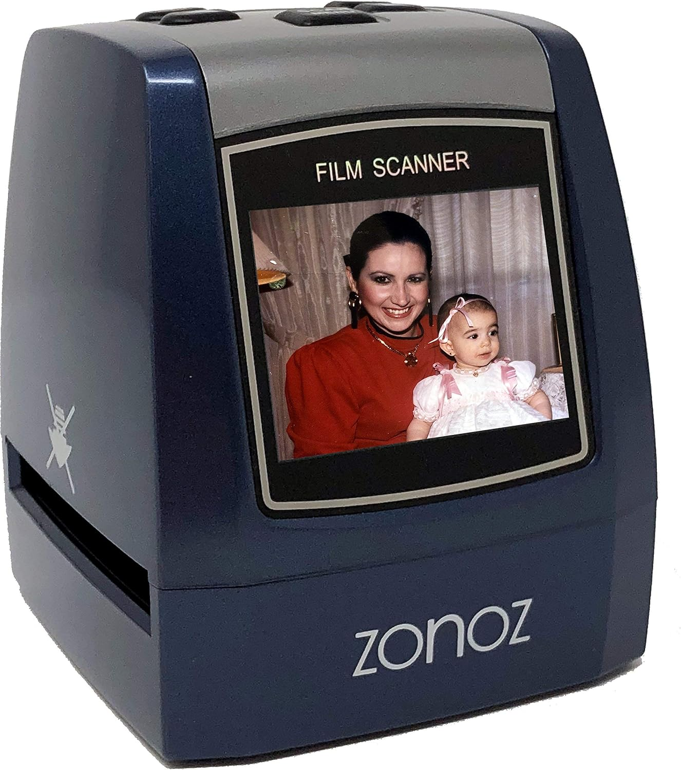 ZONOZ FS-3 22MP All-In-1 Film & Slide Converter Scanner W/Speed-Load Adapters for 35Mm, 126, 110 Negative & Slides, Super 8 Films - Includes Worldwide Voltage 110V/240V AC Adapter (Blue) image number 4