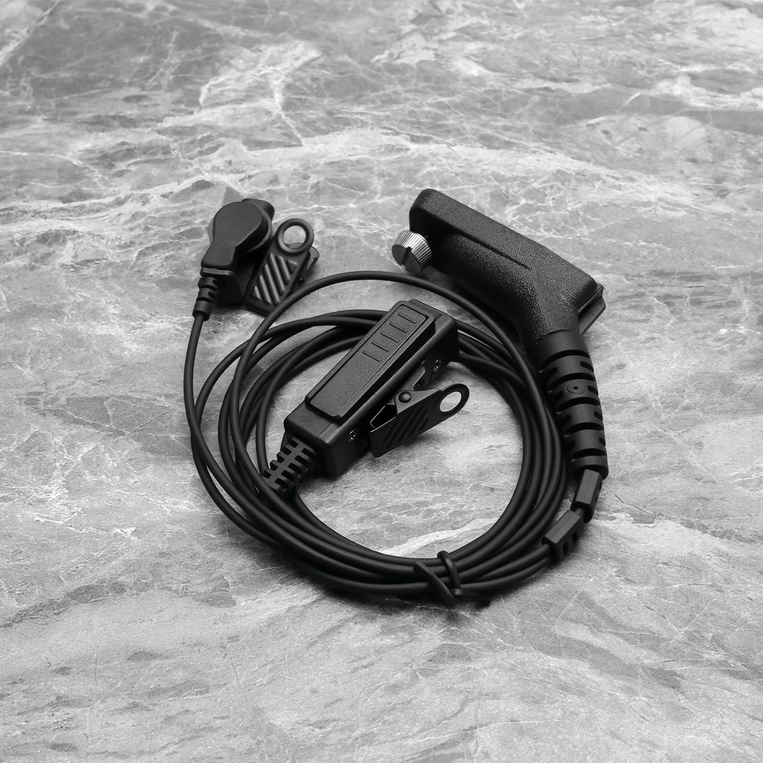 Ecsing 1Pc PPT Mic Headset Earpiece Walkie Talkie Headset Compatible with Motorola APX6000XE APX7000 APX7000XE APX8000 DP3400 DP3401 DP3600 DP3601 XPR6300 XPR6350 XPR6380 XPR6500 image number 2