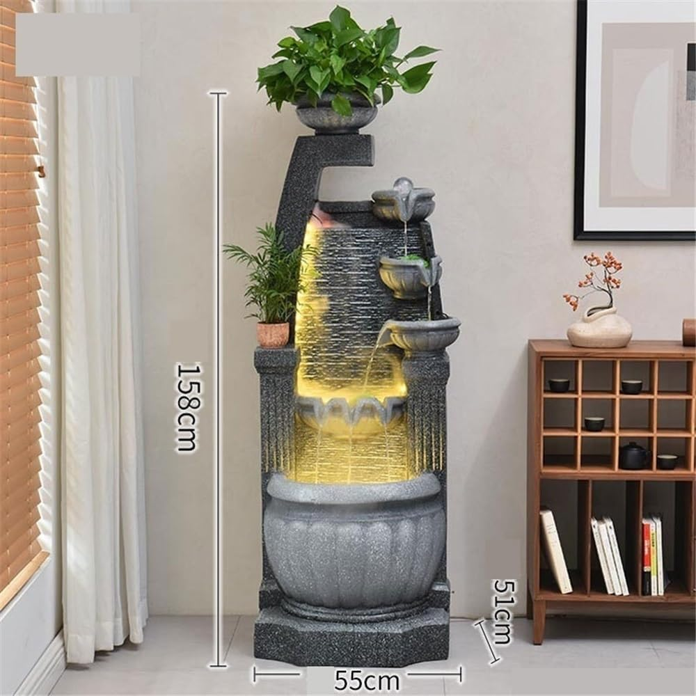 Outdoor Fountain Outdoor Water Fountain Household Feng Shui Decoration Circulating Attracting Wealth Floor image number 1