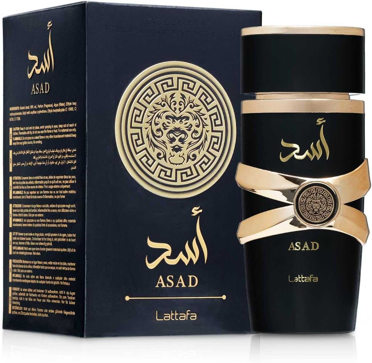 Lattafa Asad Eau De Parfum 100Ml Long Lasting Luxury Perfume Spray for Men | Premium Refreshing Oud and Musk Fragrances (Oud and Musk) image number 6