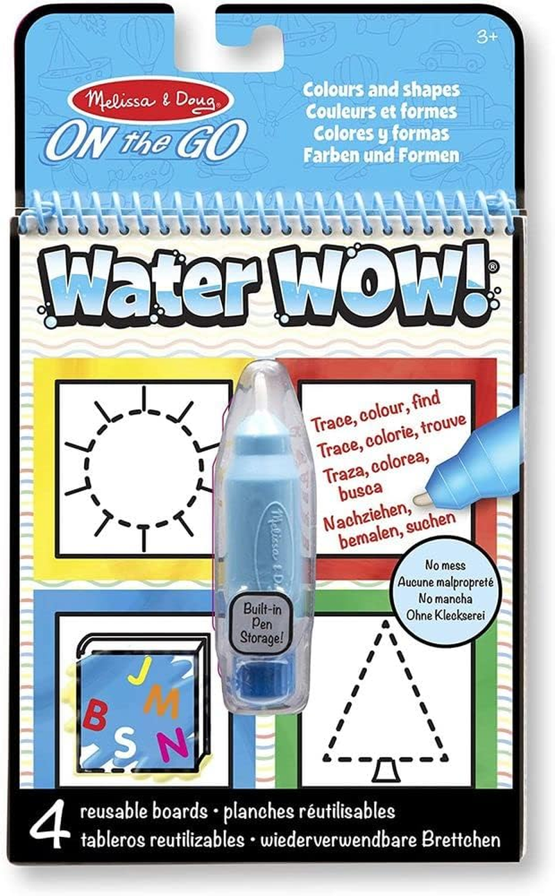 Melissa & Doug Water Reveal Pad - Colous and Shapes image number 1