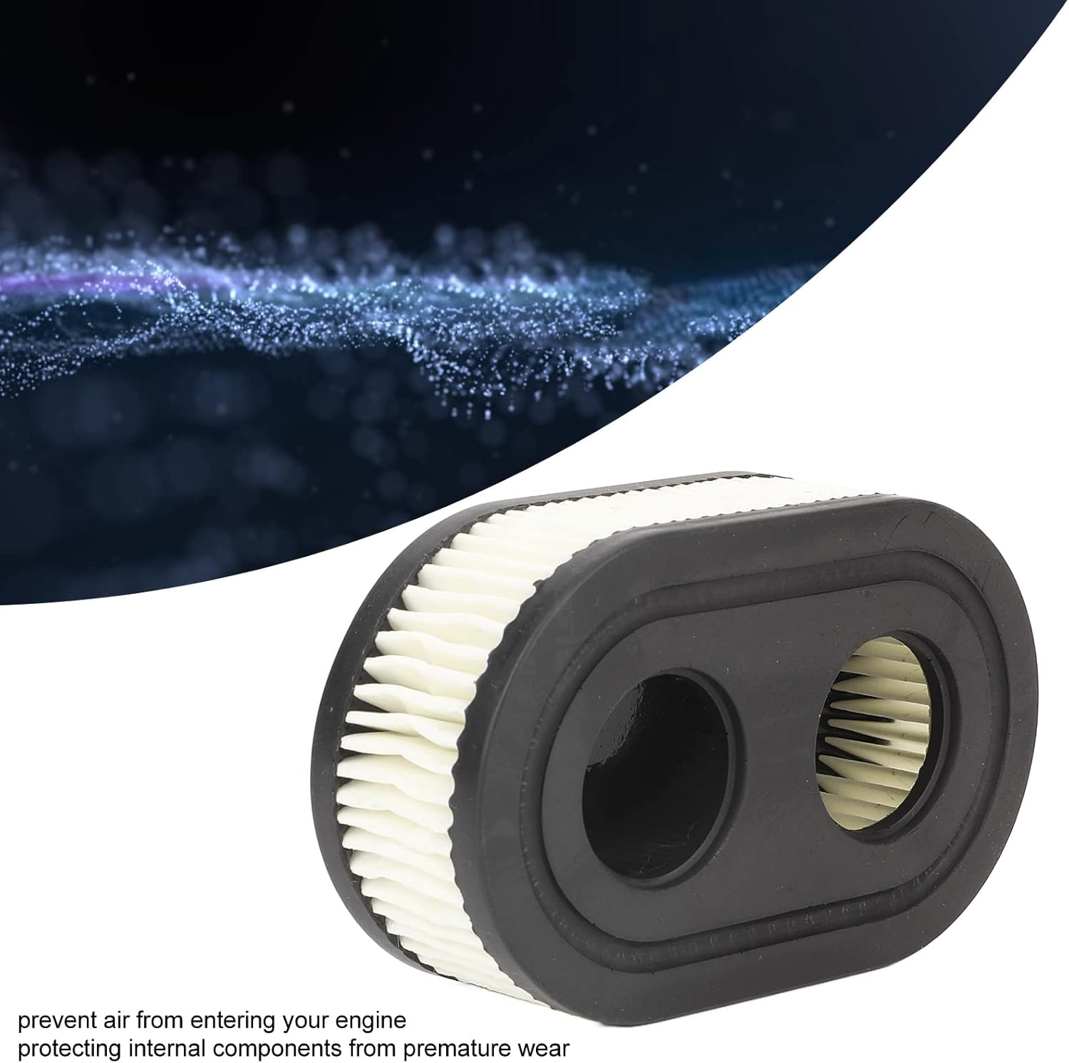 Engine Air Filter, High Strength Better Filtration Effect Durable Air Prevention Filter for Lawn Mower image number 1