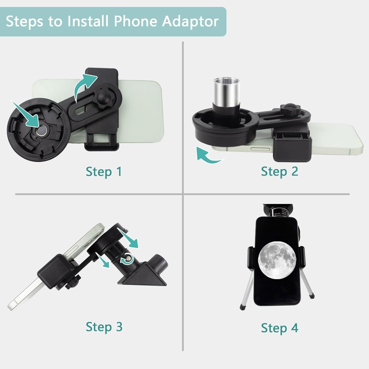 Telescope, Telescopes for Adults Kids Beginners, 70Mm Aperture Astronomy Refractor Telescopes (15X-150X) with Portable Tripod, Phone Adapter (Blue)