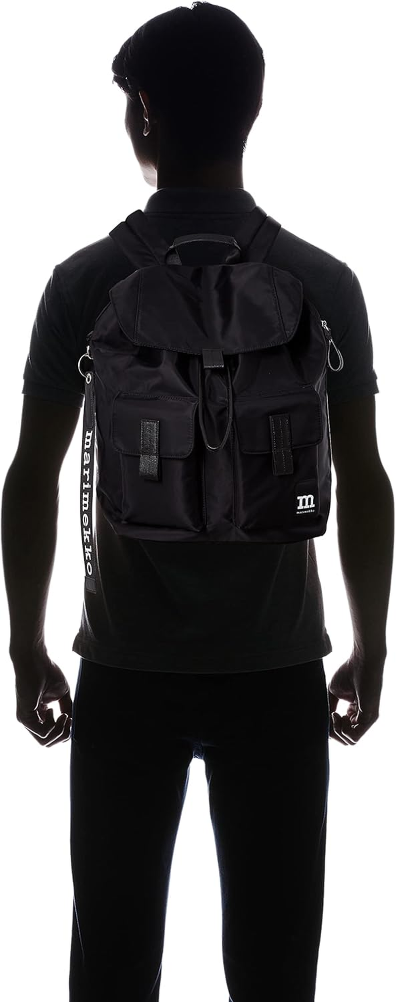 Marimekko 91198 009 EVERYTHING BACKPACK L SOLID BLACK, Black, Free Size image number 1