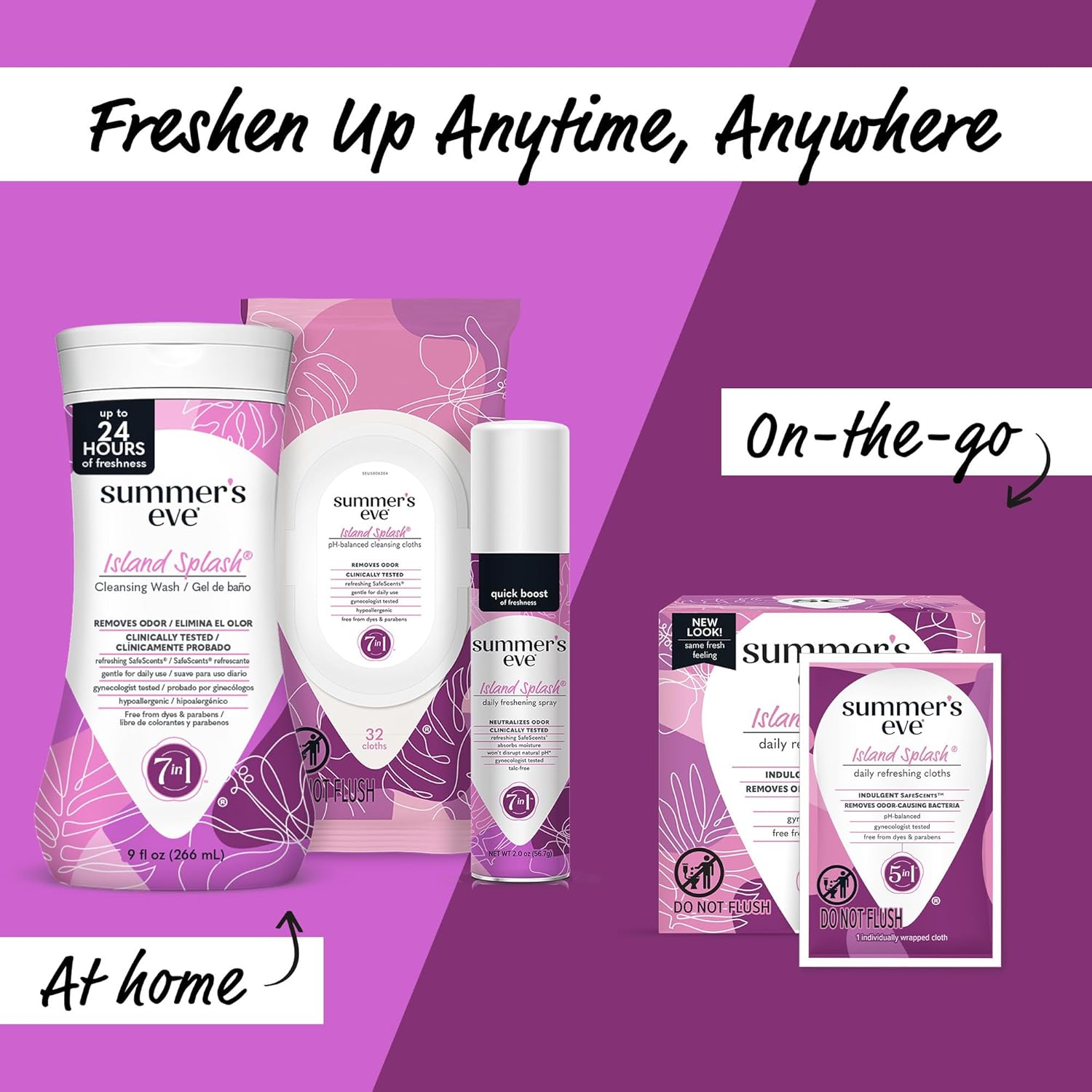 Summer'S Eve Cleansing Wash, Island Splash, 9 Oz, 12 Pack image number 3