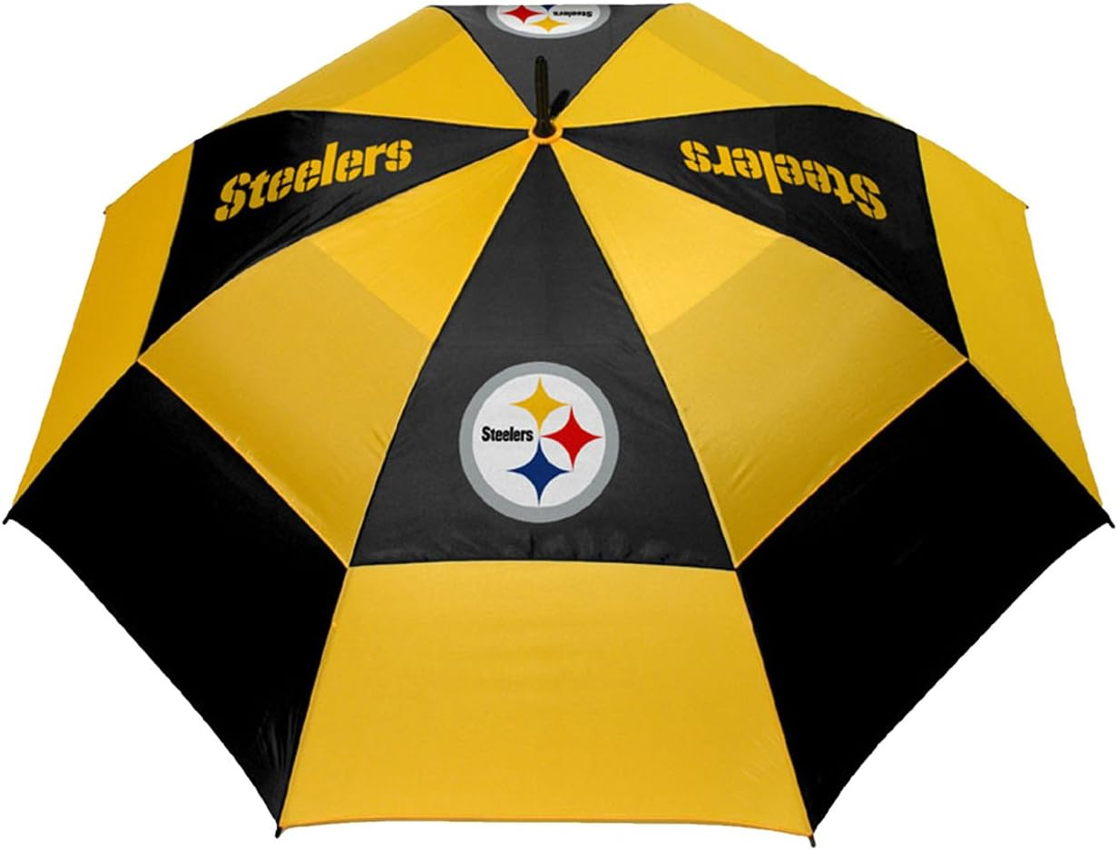 Team Golf NFL 62" Golf Umbrella with Protective Sheath, Double Canopy Wind Protection Design, Auto Open Button image number 3