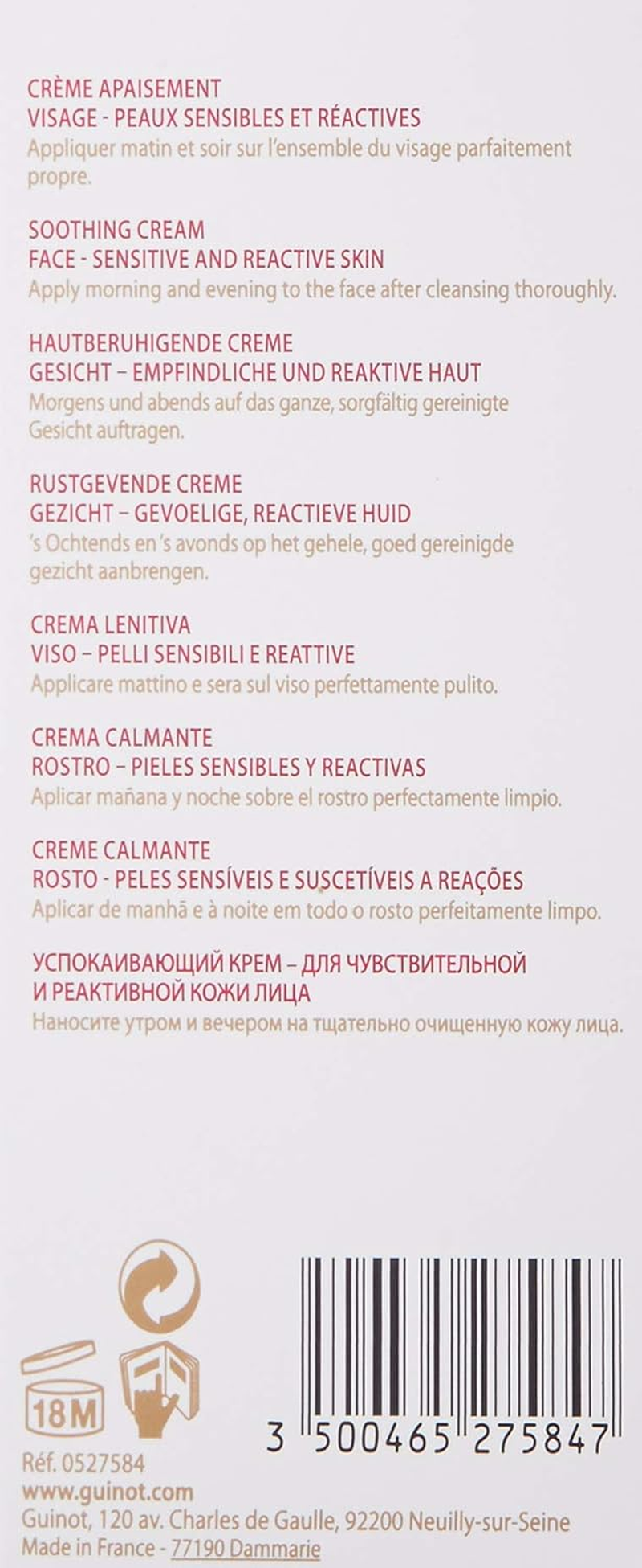 Guinot Hydra Sensitive Face Cream 50Ml/1.7Oz image number 3