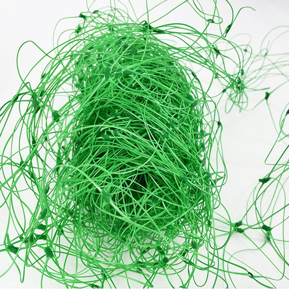 Skycabin 1.7X 4 M Plastic Pea and Bean Netting Fence Trellis Netting Green Climbing Netting Support for Climbing Plant, Fruits, Vegetables, Vines, Grow Tents image number 1