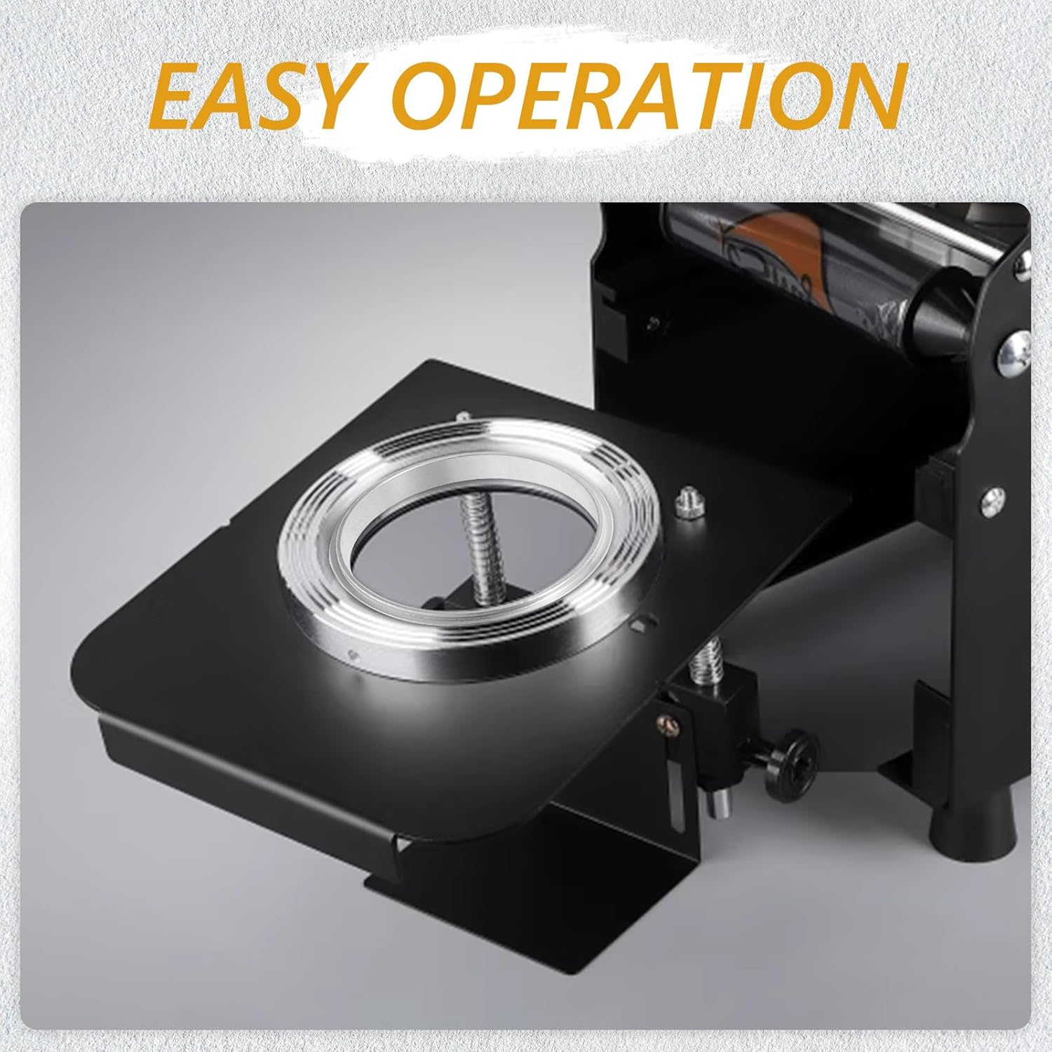 JEWEDECO Sealing Machine Aluminum Ring 85Mm Metal Cup Sealer Replacement Part for Milk Tea and Plastic Cups Compatible with Automatic Coffee image number 3
