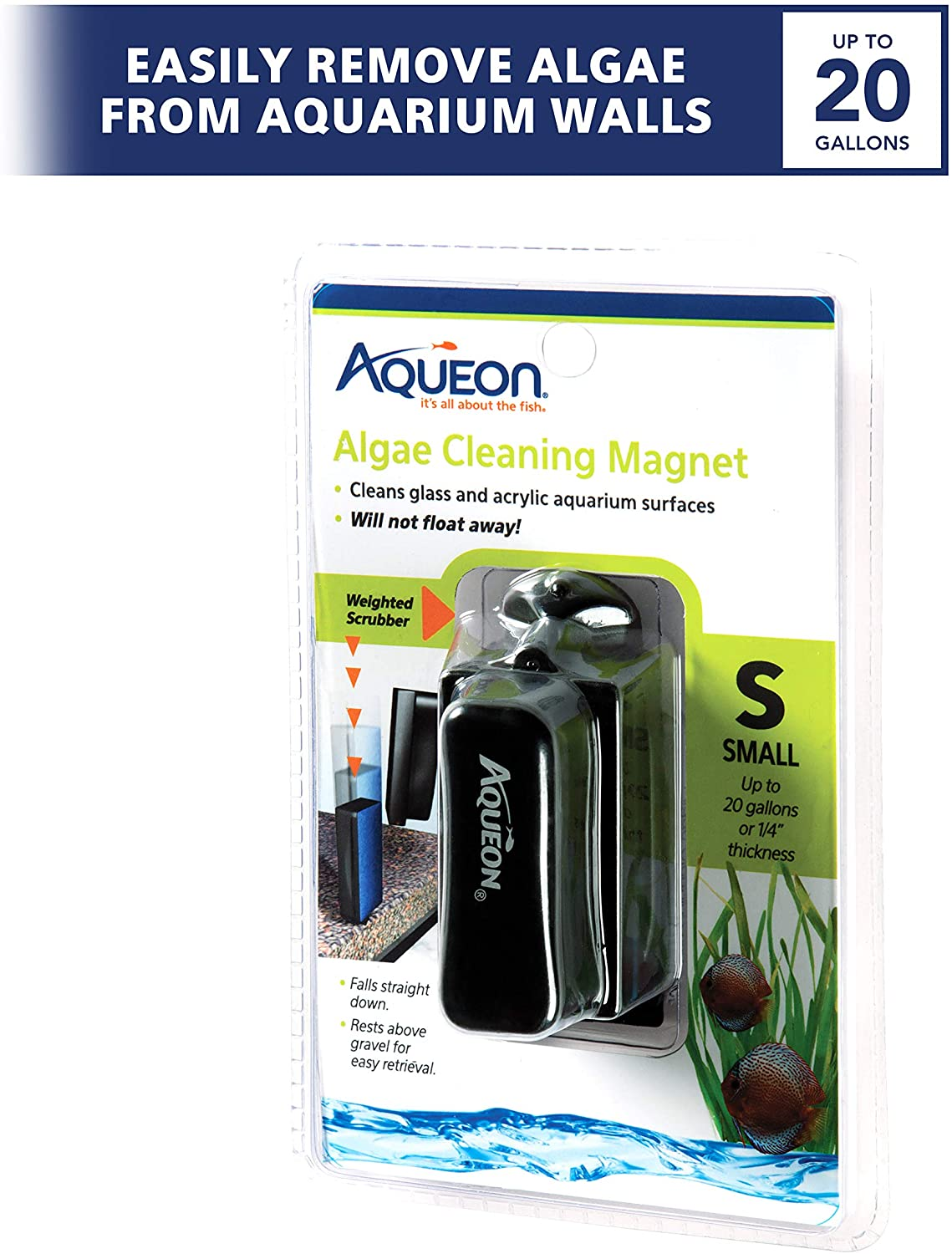 Aqueon Aquarium Algae Cleaning Magnets Glass/Acrylic, Small image number 3