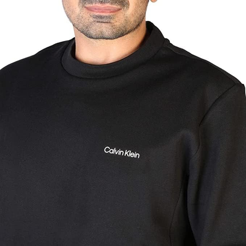 Calvin Klein Men'S Sportswear, Micro Logo Sweatshirt, Ck Black, X-Large image number 3