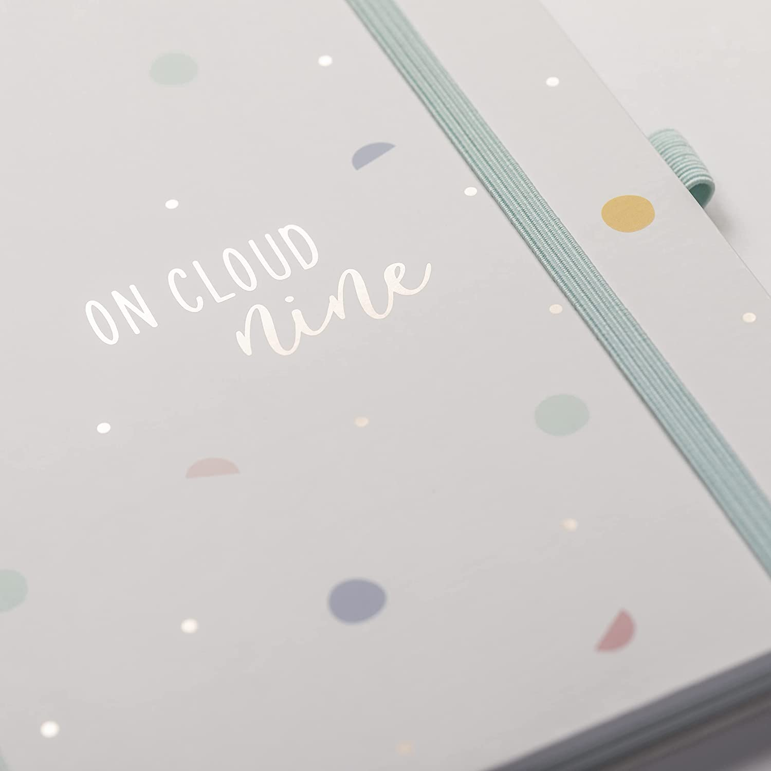 Busy B Baby B Pregnancy Journal with Diary, Notebook and 4 Storage Pockets - Cream, Neutral image number 6