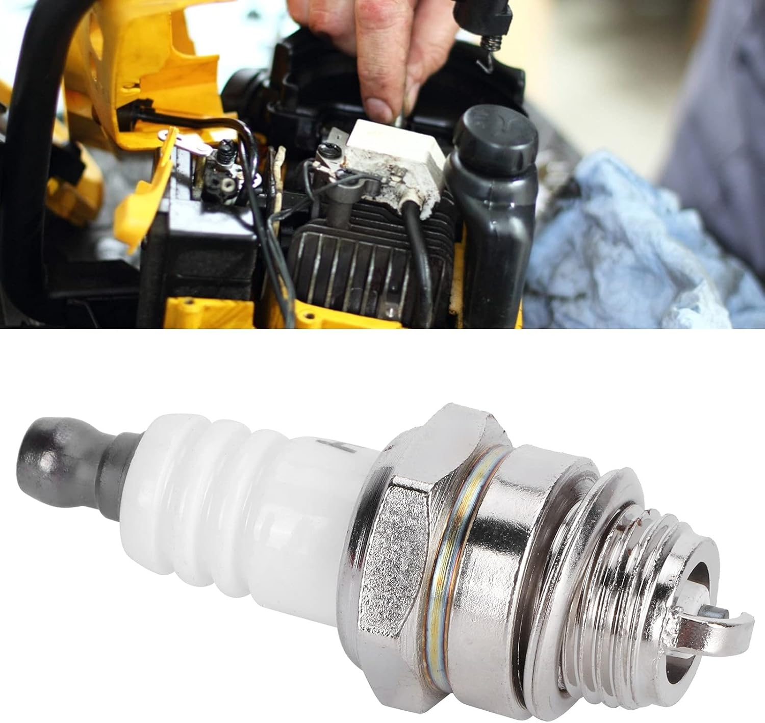 Ignition Plug Replacement Efficient BM6A BPMR7A for Trimmer Blower 5Pcs Sparking Plug for Garden Tools image number 4