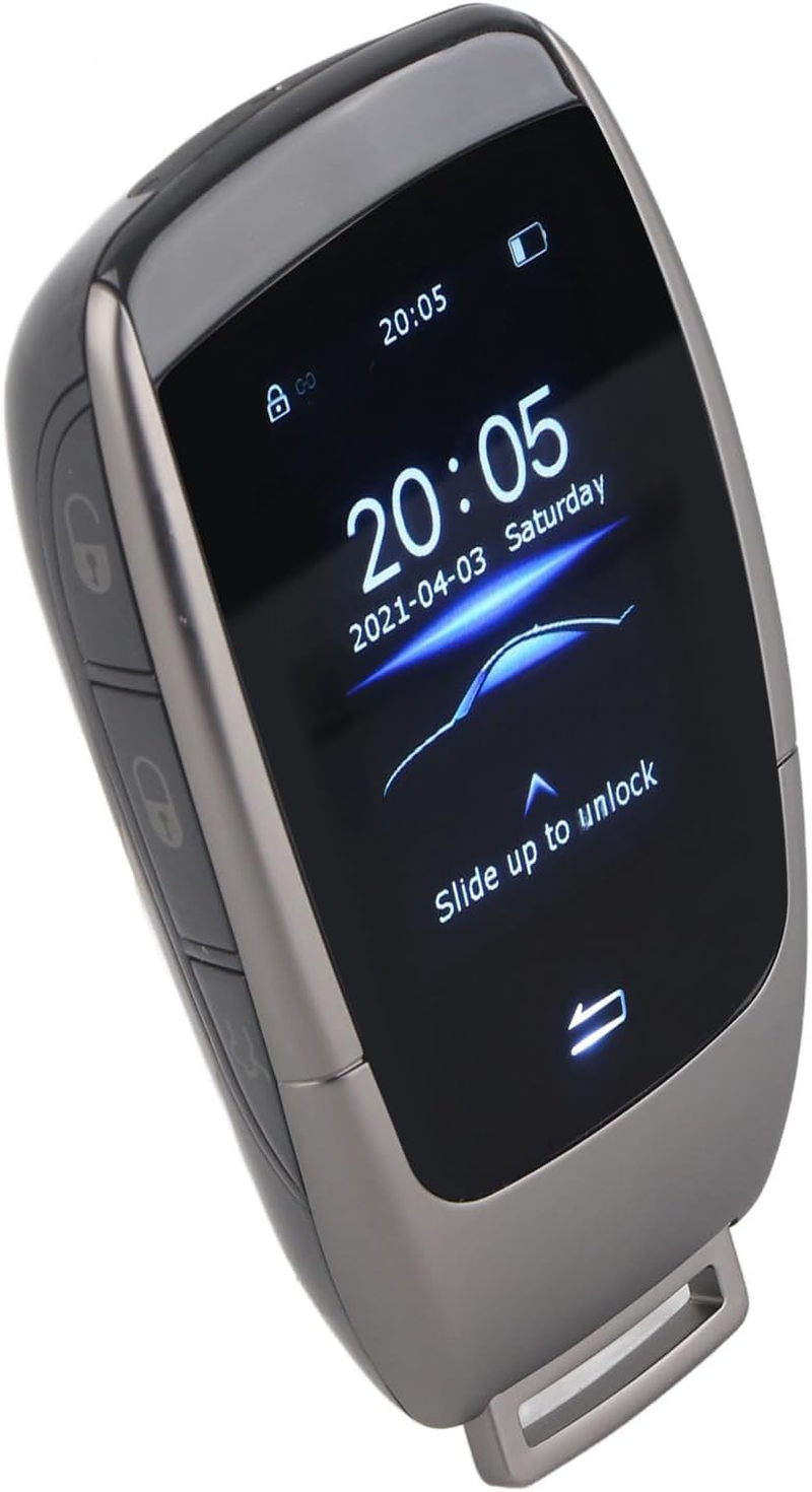 Universal TK900 LCD Touch Screen Smart Key Remote Keyless Entry, Entry Remote Control Car Key for Start Stop Engine Button Models (Black) image number 1