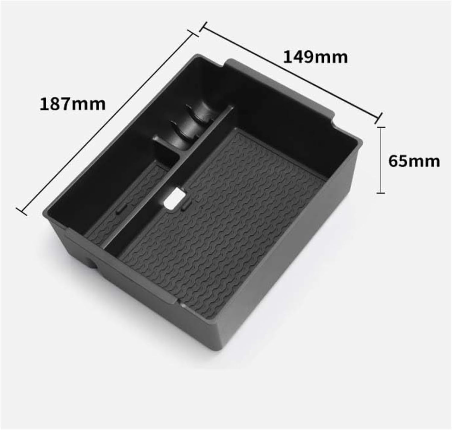 Center Console Organizer for Mitsubishi Triton/L200 2024 2025 Interior Organizer Center Console Holder Tray Armrest Storage Box with Non-Slip Silicone Mats Triton24 image number 3