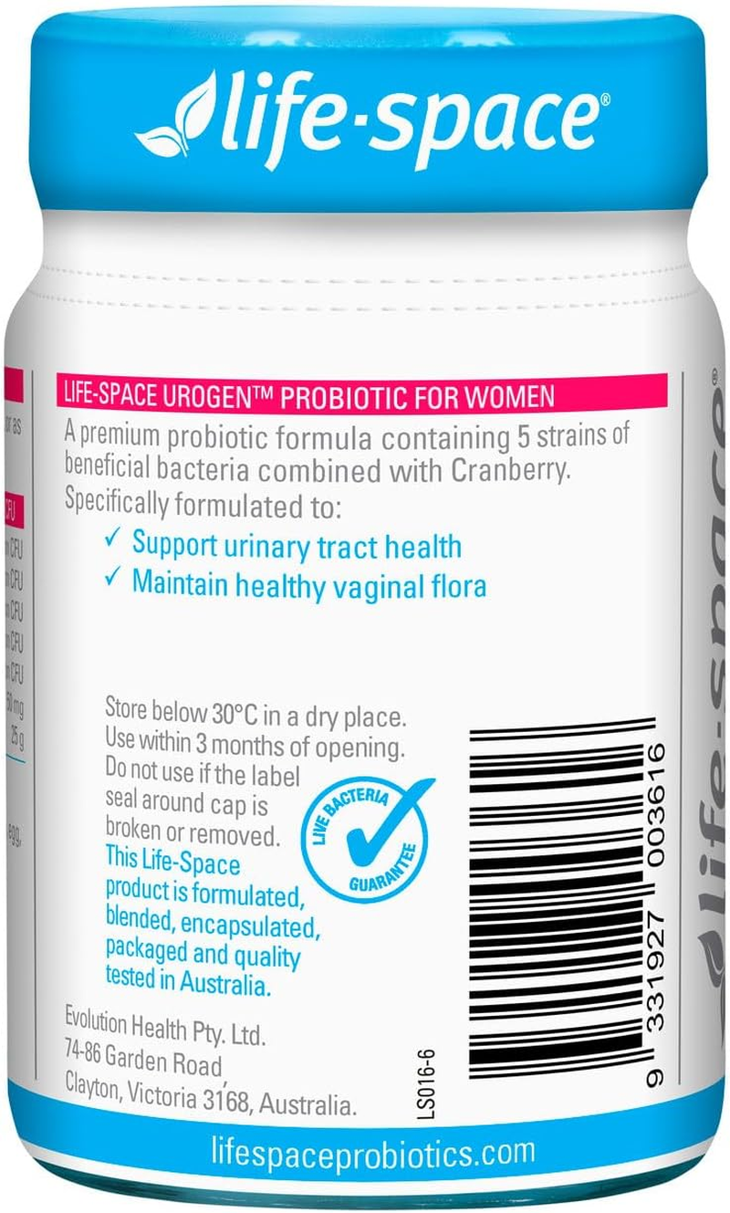 Life Space Urogen Probiotic for Women, 60 Count image number 1