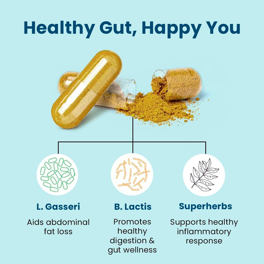 BB Company Provitalize | Probiotics for Women, Menopause | Joint Support, Sexy Midsection Curves, Gut Health, Bloat | Turmeric Curcumin Moringa | 60 Ct image number 2