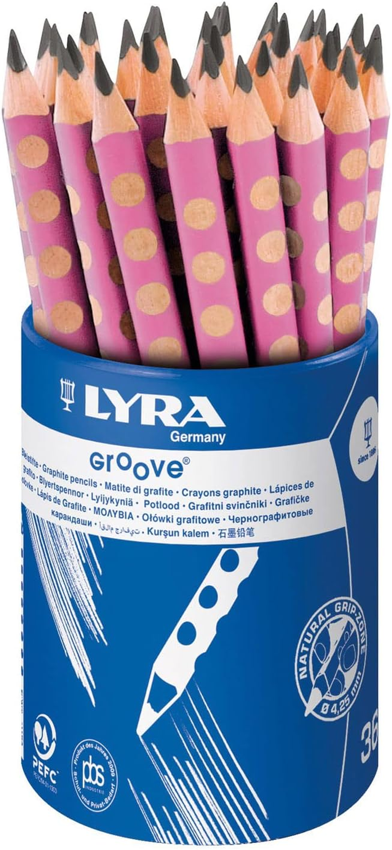 Lyra Groove Graphite Pencils (Pack of 12) image number 4