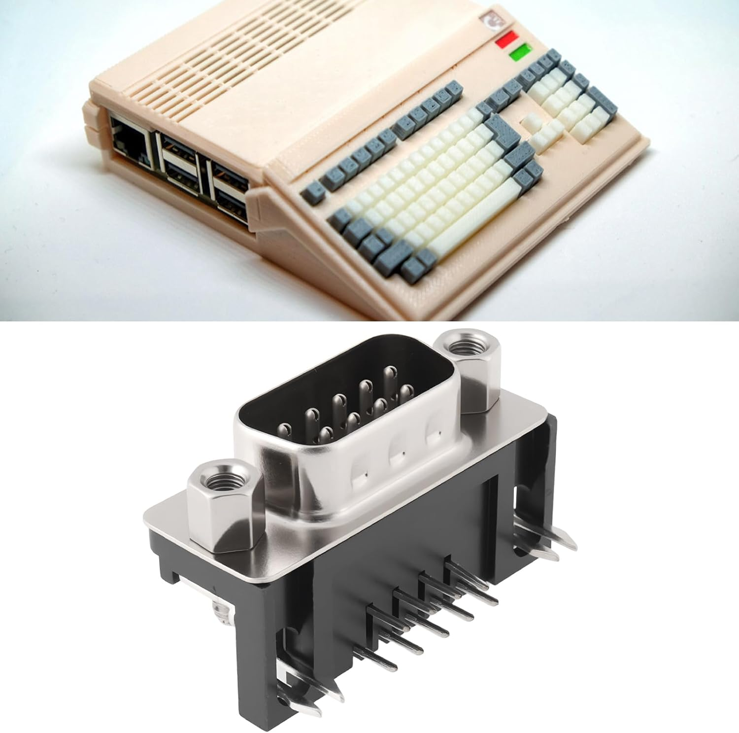 SG Store 4Pcs 9-Pin D-Sub Socket Compatible with Commodore Amiga 500 1200 4000 Motherboard image number 4