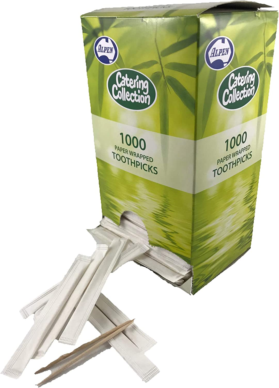 CATERING COLLECTION 460312 Toothpick Individually White Paper Wrapped Box1000