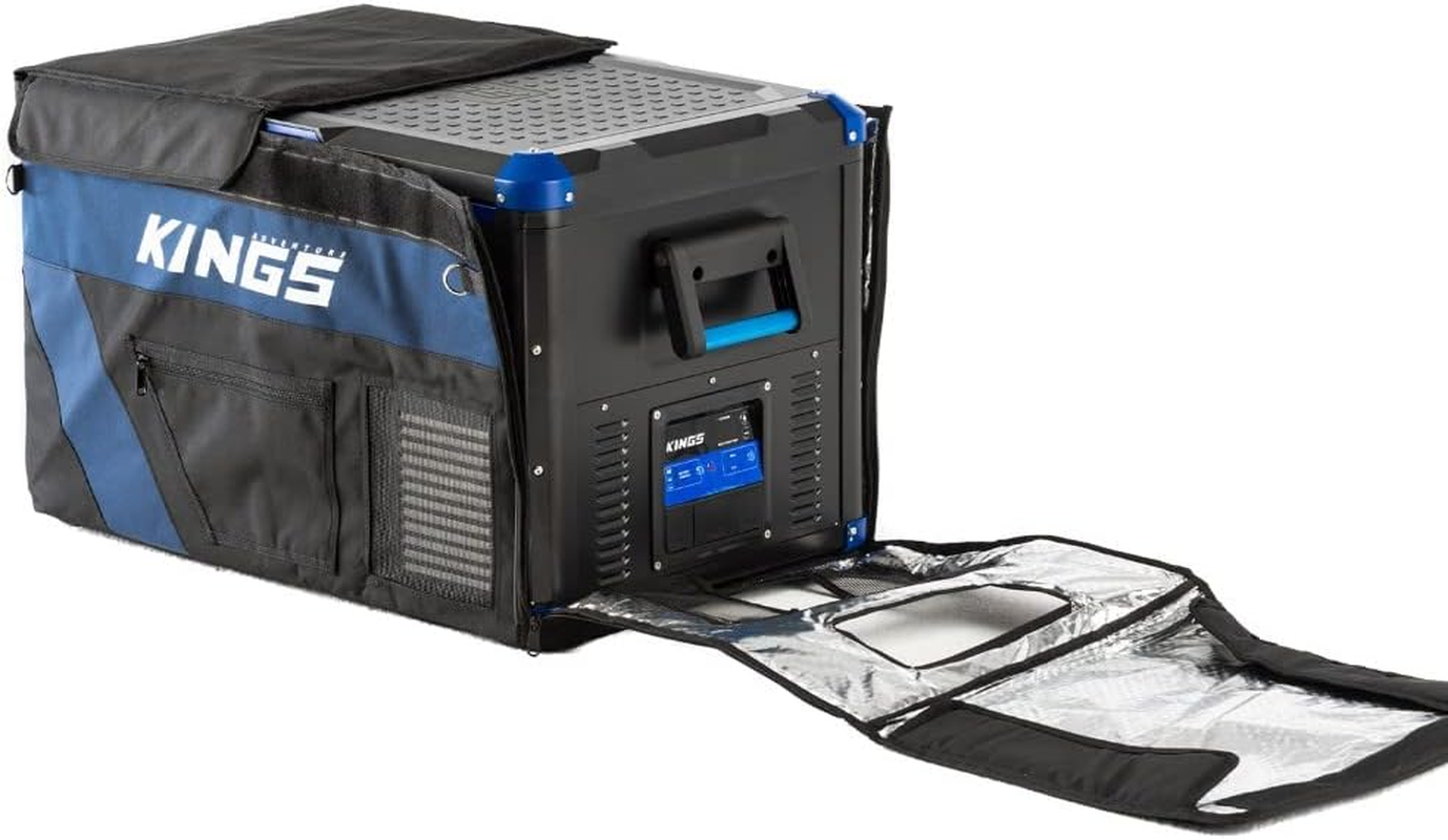 Kings Stayzcool 60L Fridge Freezer Cover Tough Durable Insulated Zip Opening 4WD image number 5