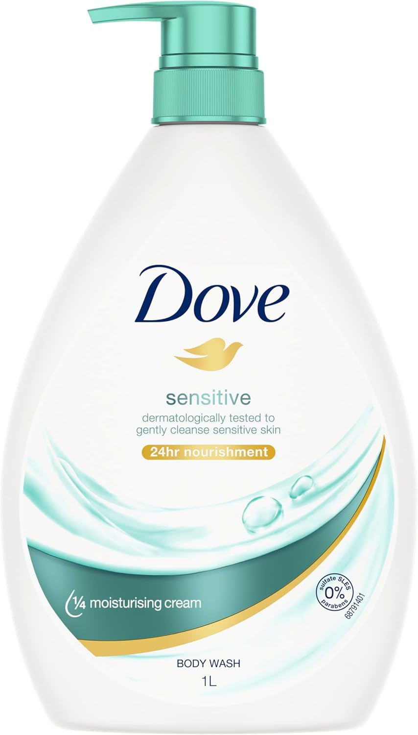 Dove Sensitive Body Wash 1 L image number 5